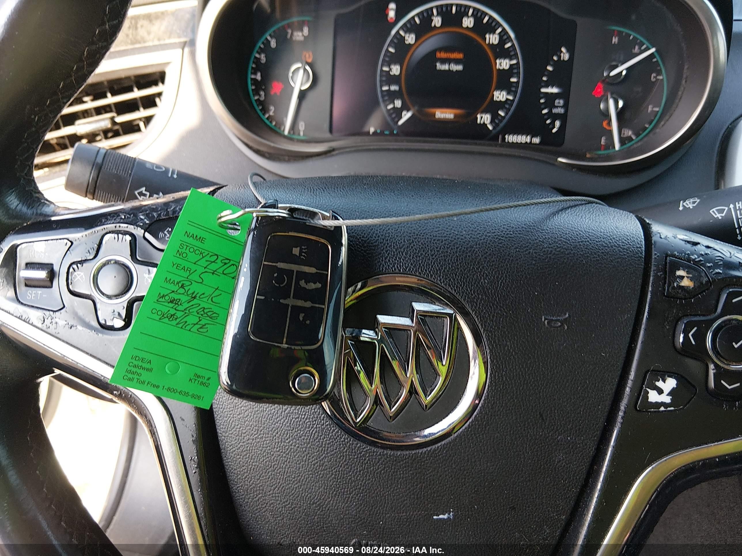 2015 Buick Lacrosse Leather Белый vin: 1G4GB5G33FF306181