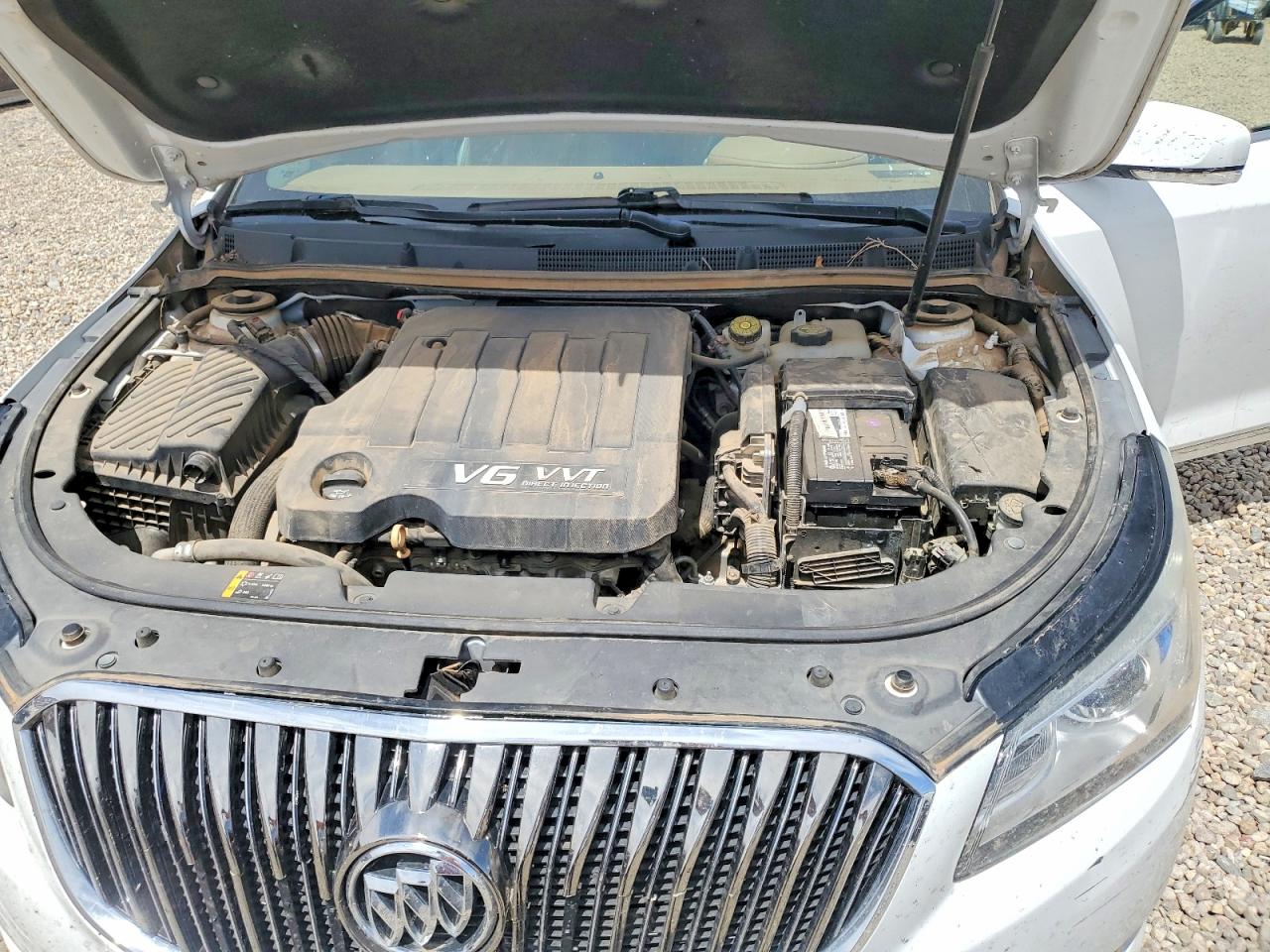 2014 Buick Lacrosse White vin: 1G4GB5G34EF189368