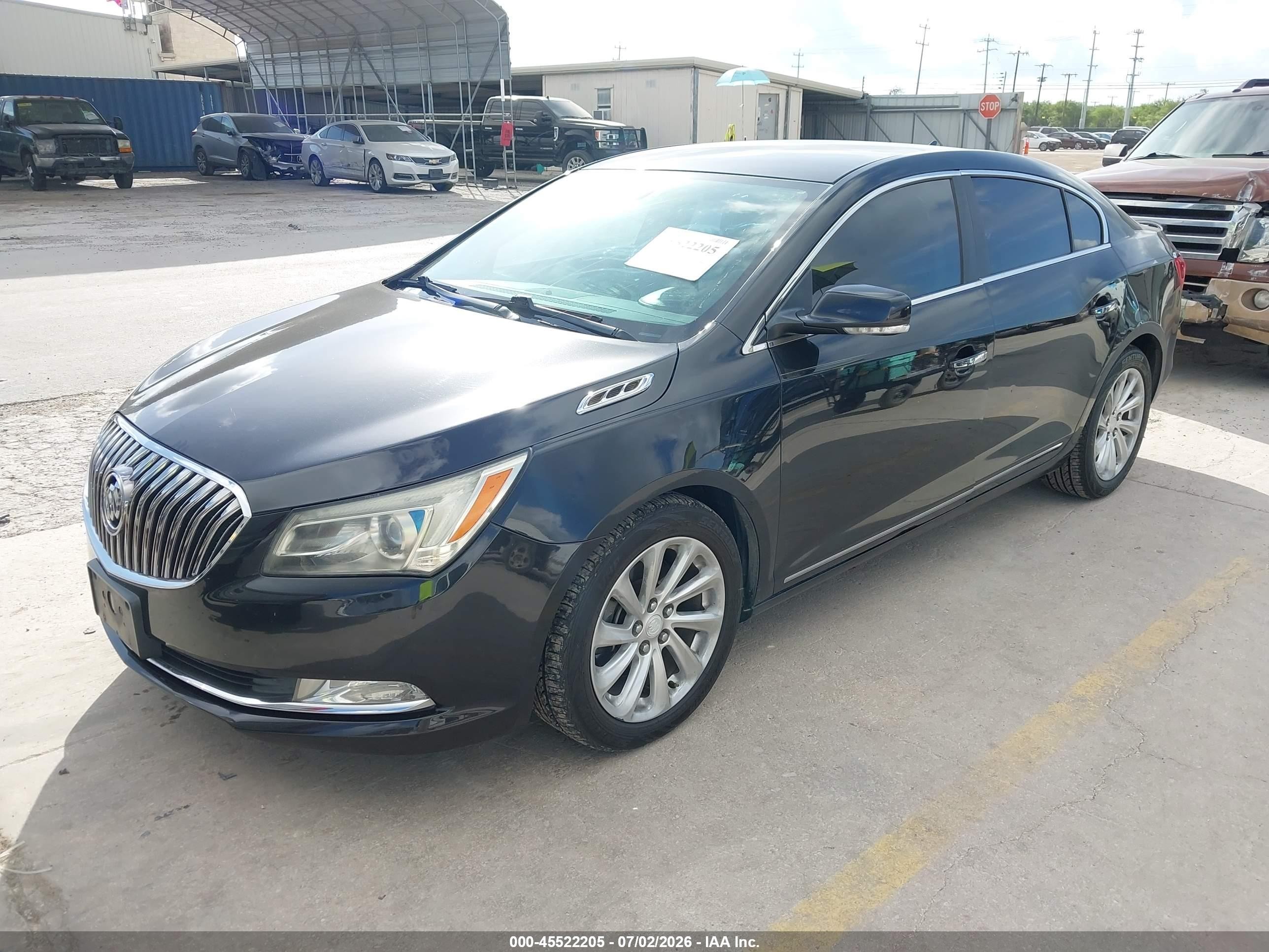 2014 Buick Lacrosse Leather Group Black vin: 1G4GB5G34EF254591
