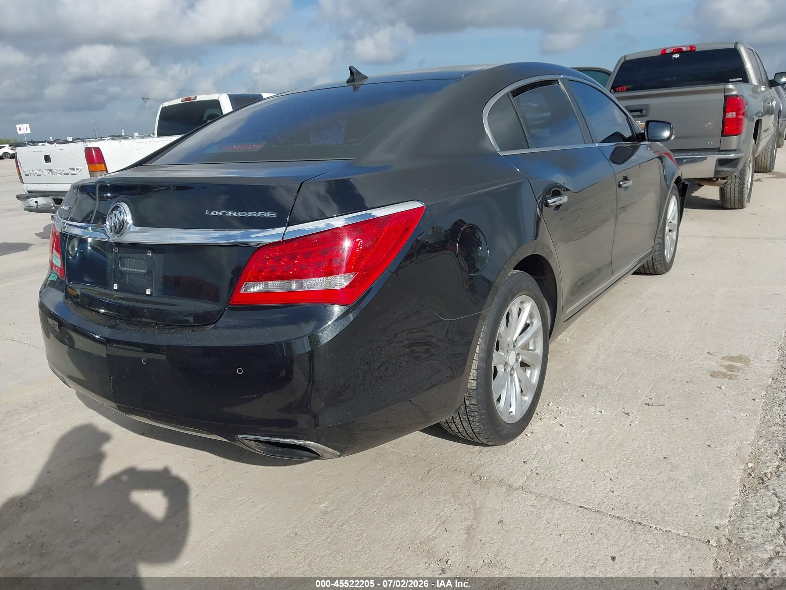 2014 Buick Lacrosse Leather Group Black vin: 1G4GB5G34EF254591