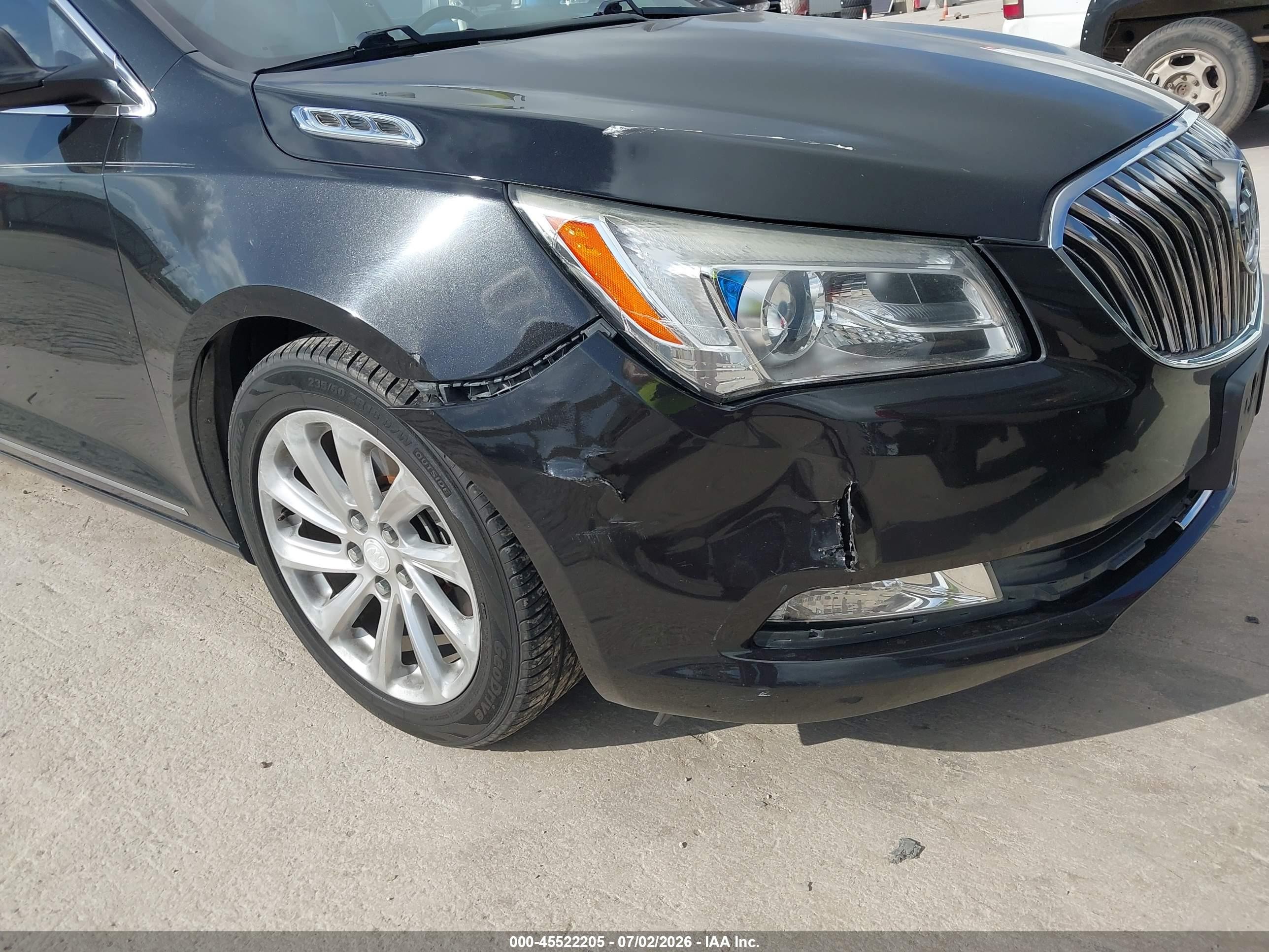 2014 Buick Lacrosse Leather Group Black vin: 1G4GB5G34EF254591