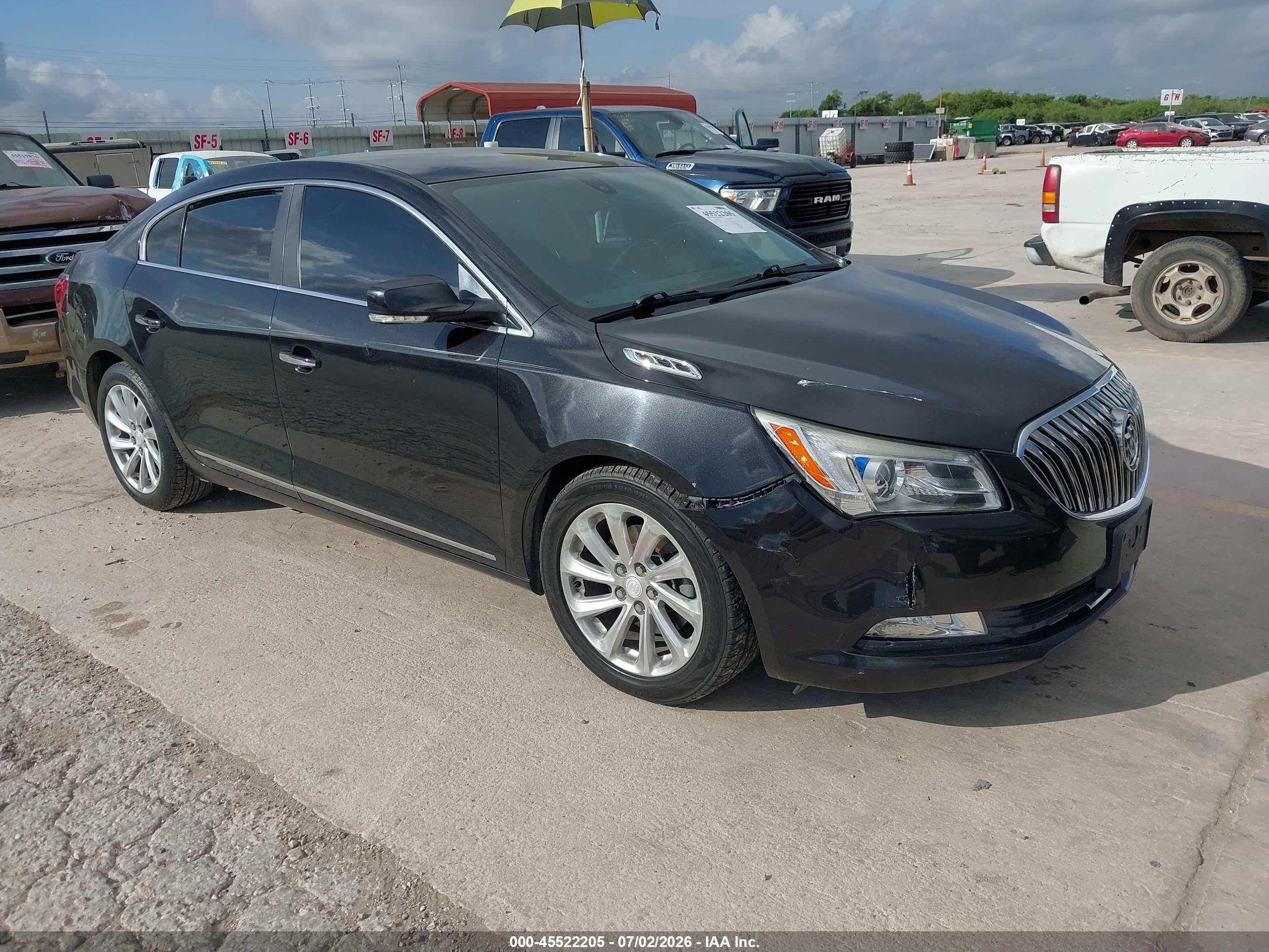 2014 Buick Lacrosse Leather Group Black vin: 1G4GB5G34EF254591