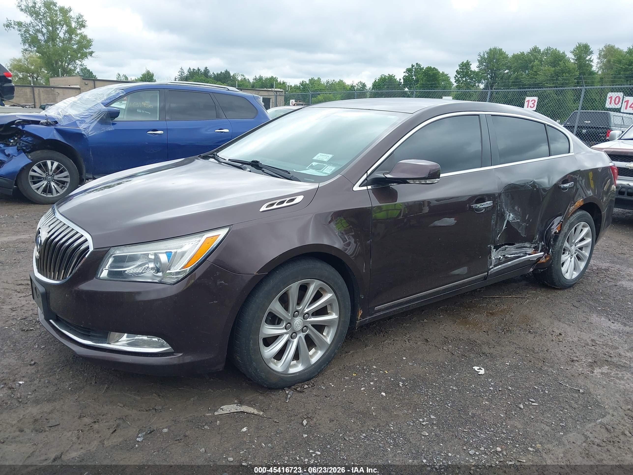 2015 Buick Lacrosse Leather Brown vin: 1G4GB5G34FF282456