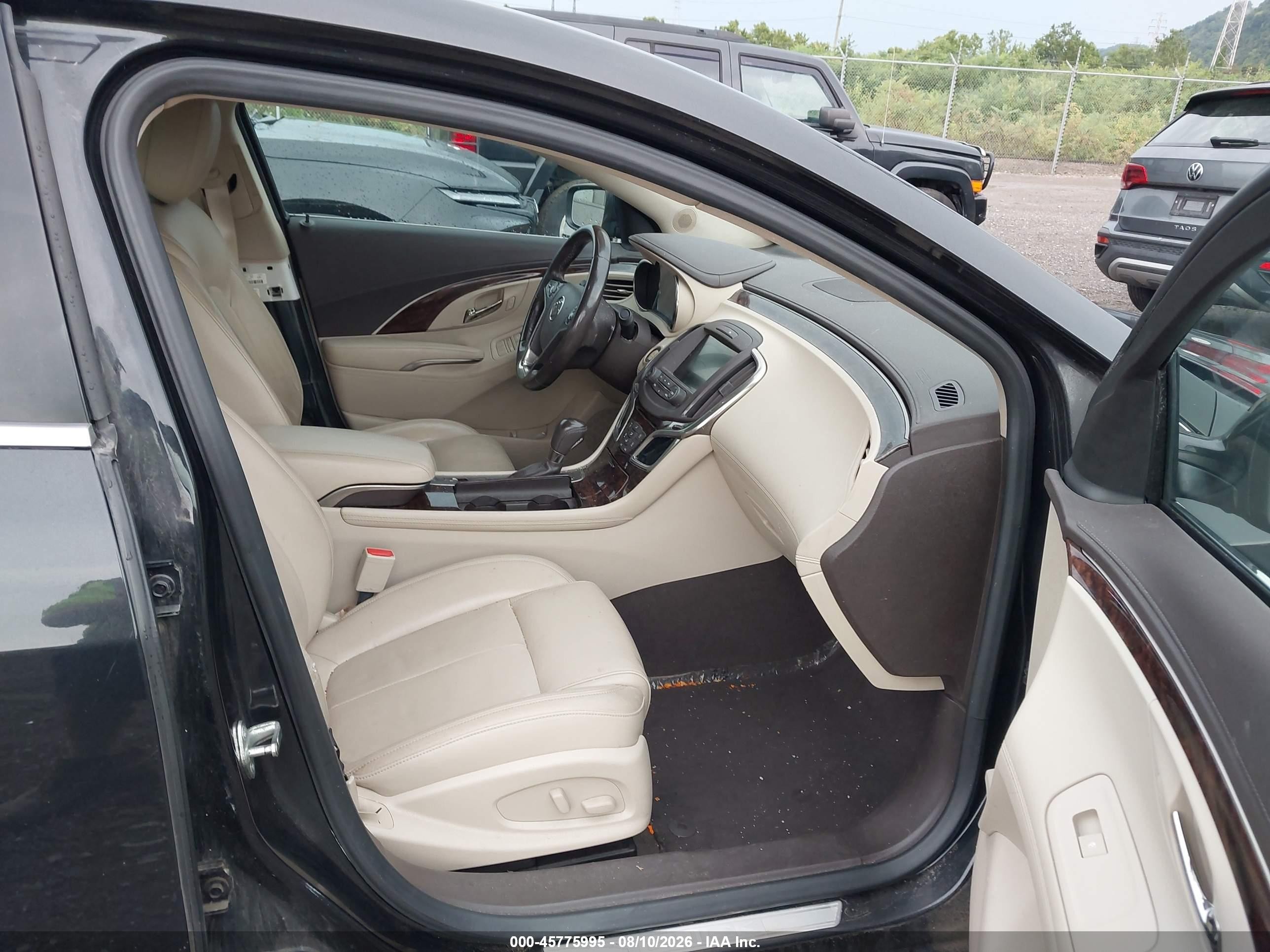2014 Buick Lacrosse Leather Group Black vin: 1G4GB5G35EF101668