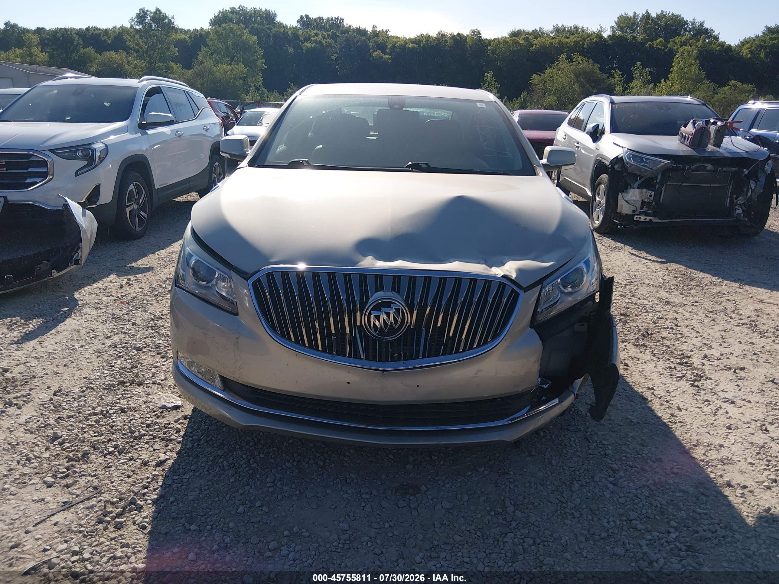 2014 Buick Lacrosse Leather Group Beige vin: 1G4GB5G35EF103470