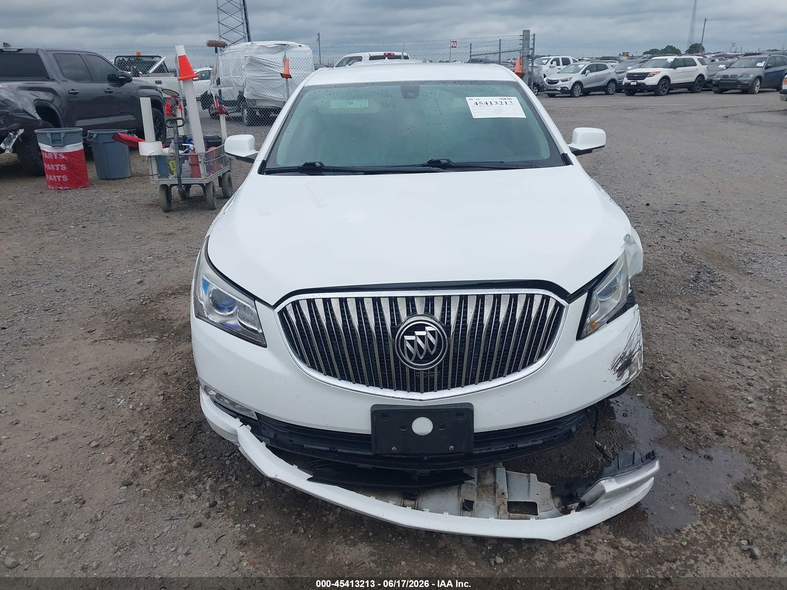 2015 Buick Lacrosse Leather White vin: 1G4GB5G35FF167106