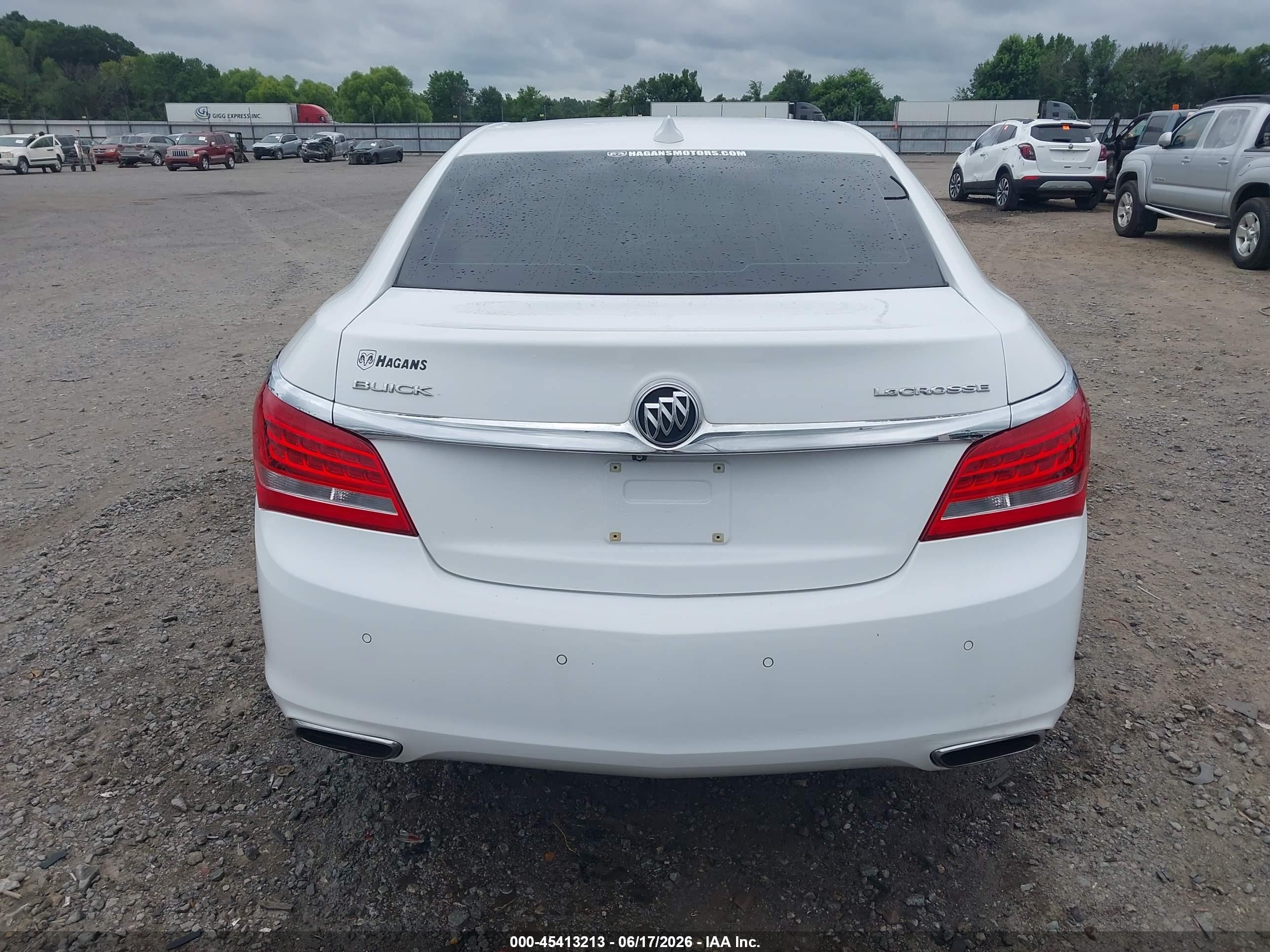 2015 Buick Lacrosse Leather White vin: 1G4GB5G35FF167106
