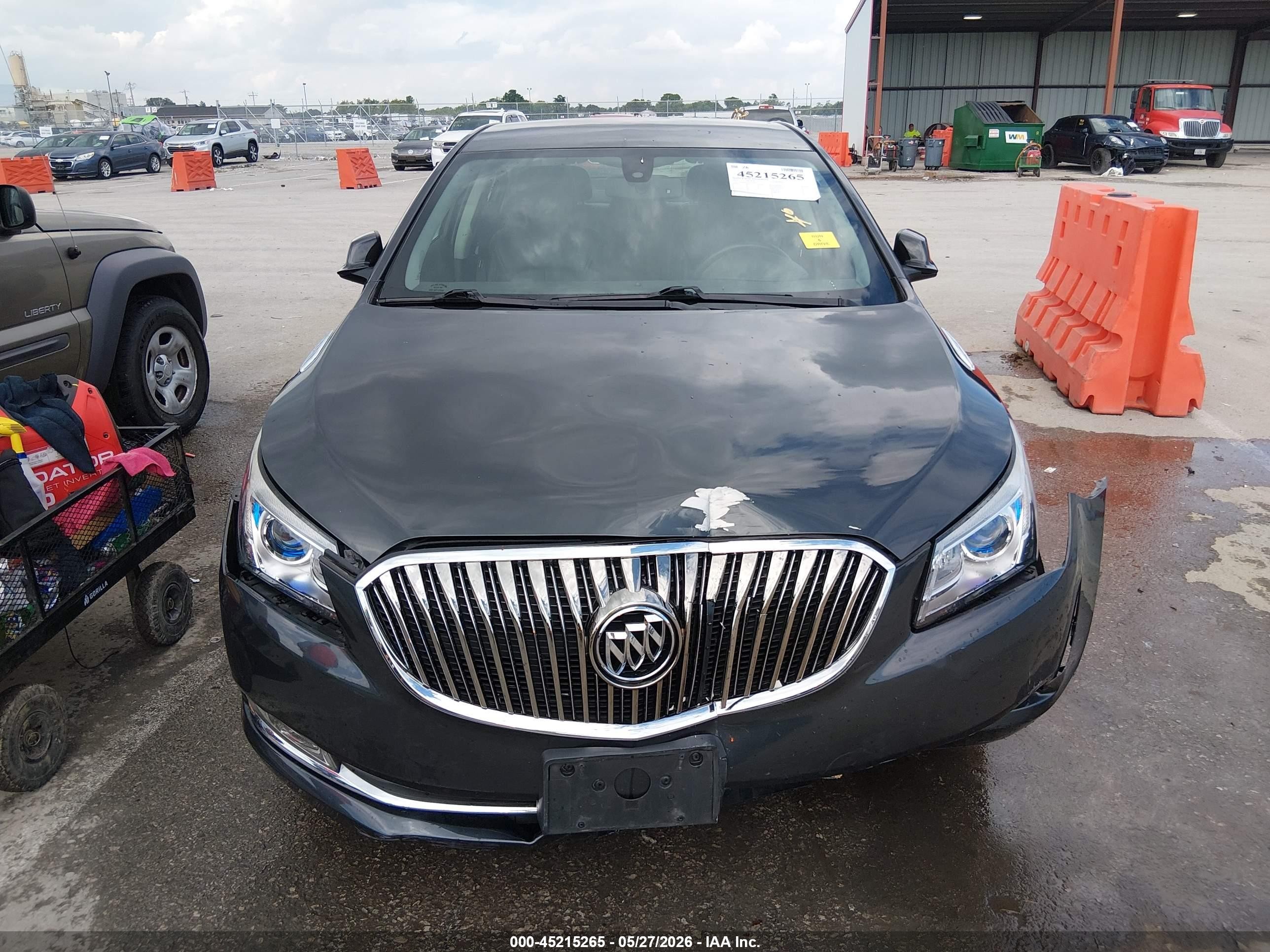 2015 Buick Lacrosse Leather Gray vin: 1G4GB5G35FF185637