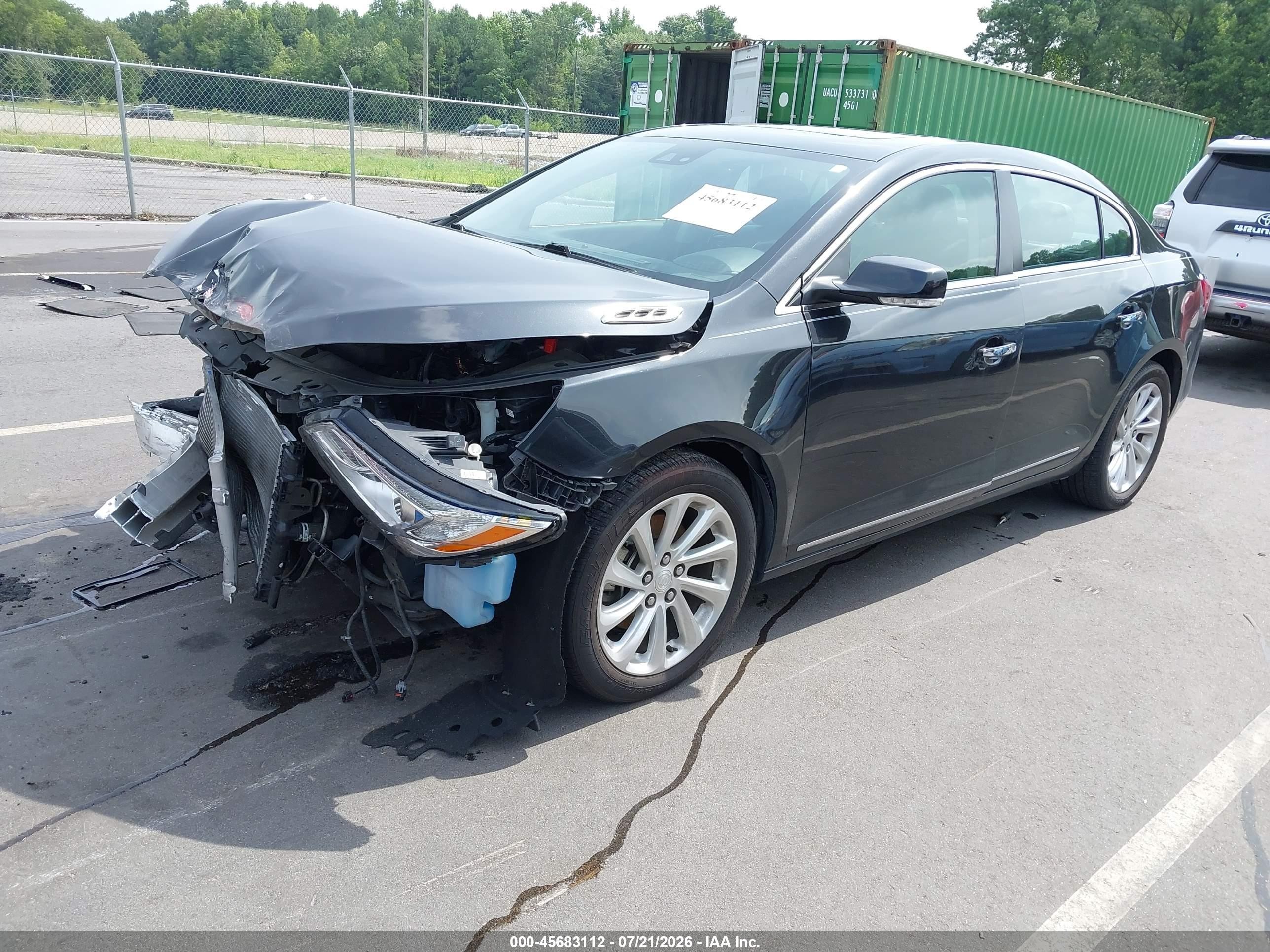 2015 Buick Lacrosse Leather Black vin: 1G4GB5G35FF212190