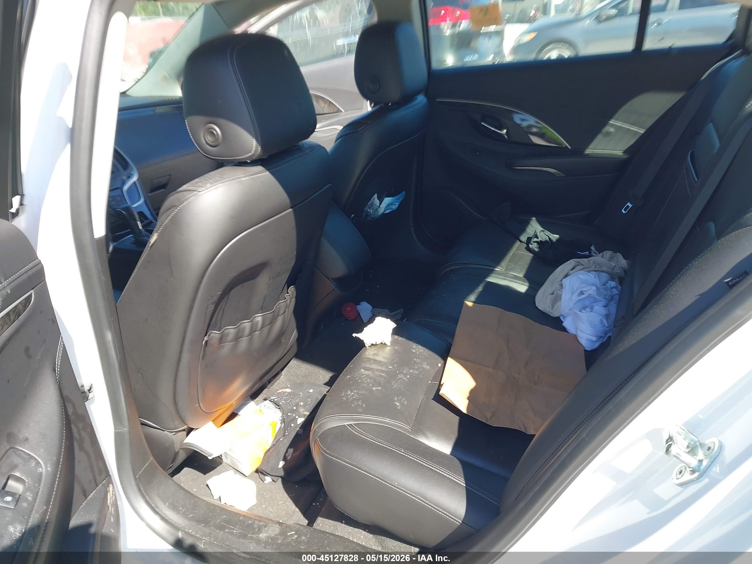 2015 Buick Lacrosse Leather White vin: 1G4GB5G35FF276925
