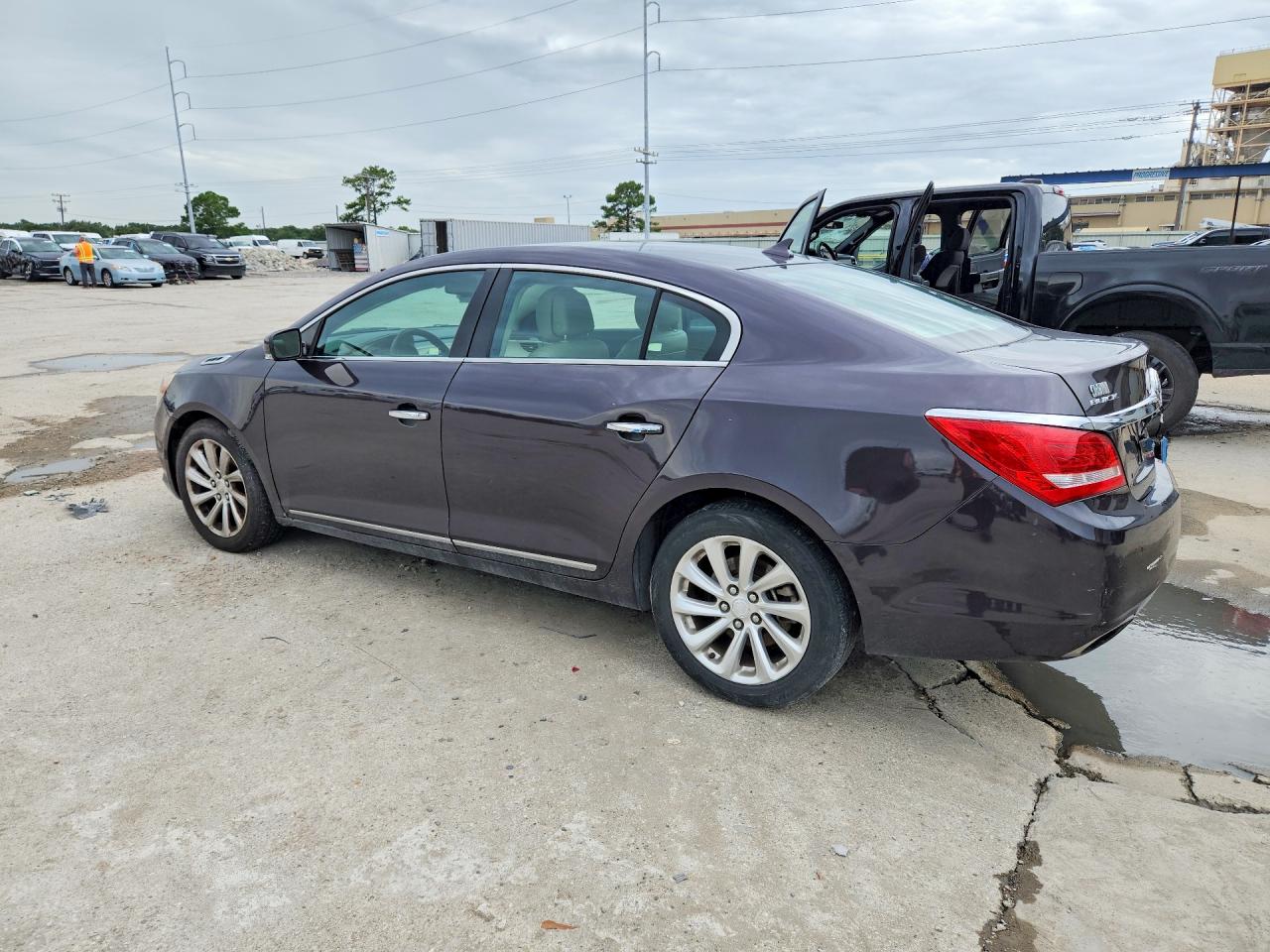 2014 Buick Lacrosse Burgundy vin: 1G4GB5G36EF158672
