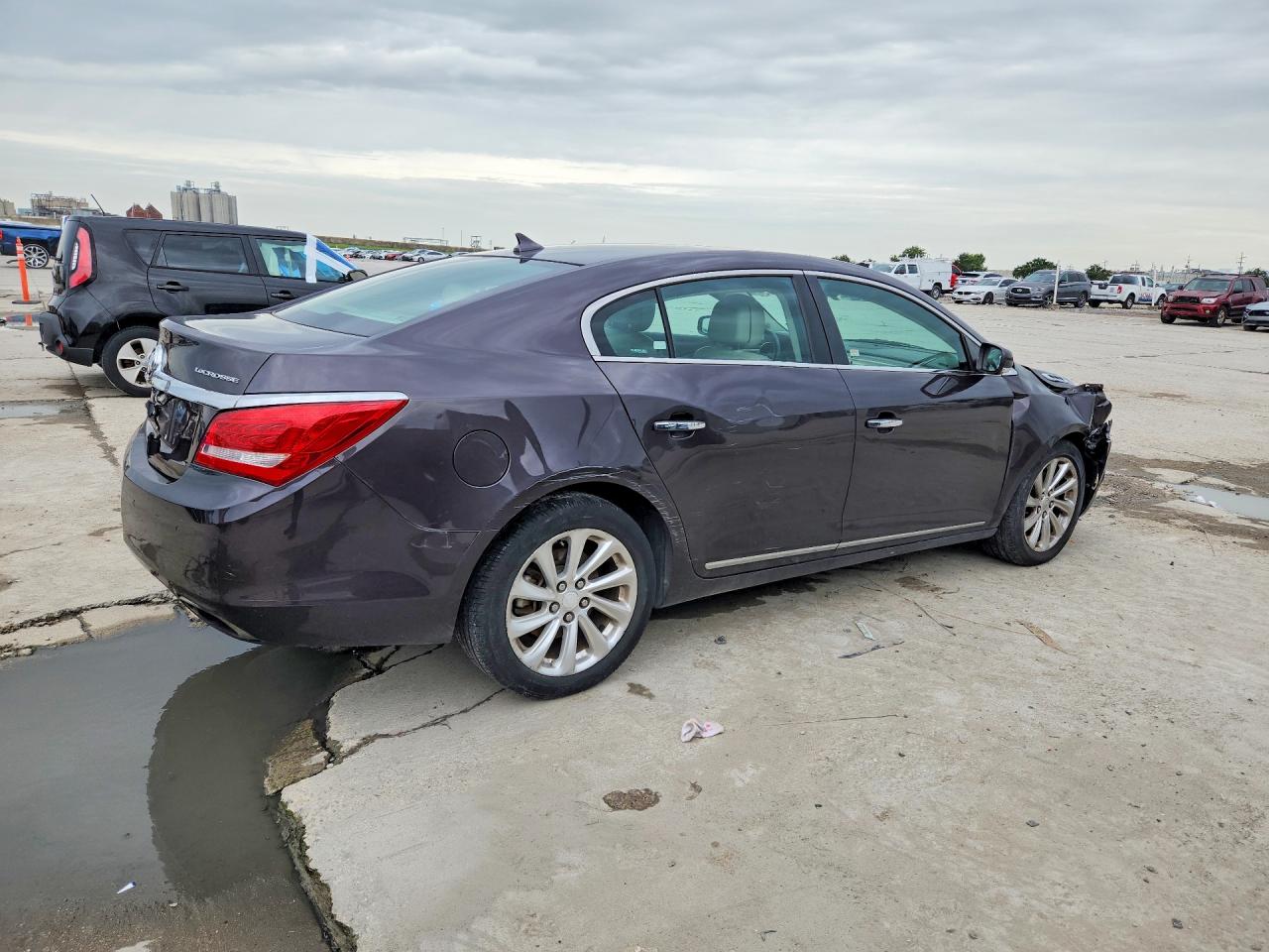 2014 Buick Lacrosse Burgundy vin: 1G4GB5G36EF158672