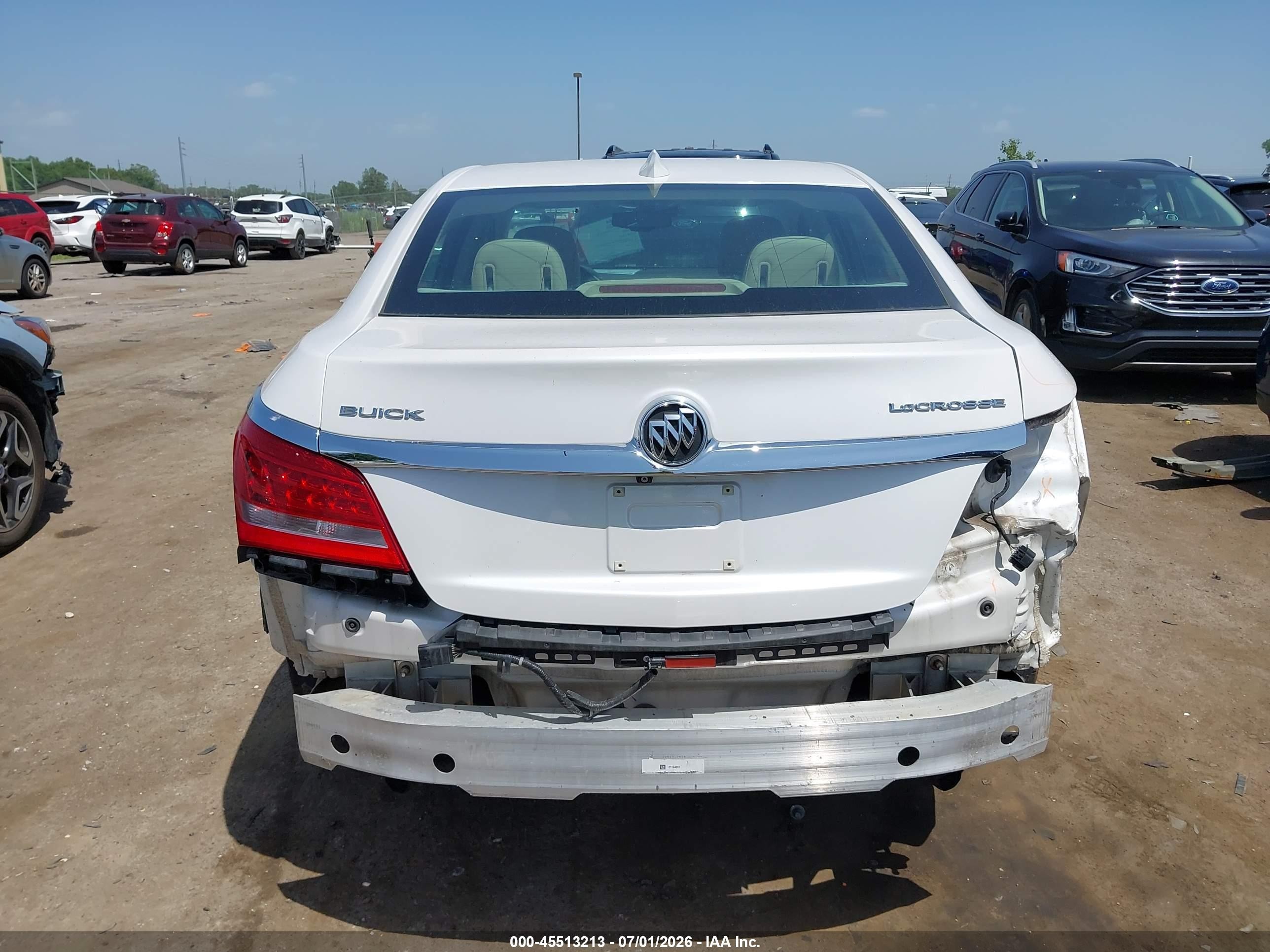 2015 Buick Lacrosse Leather White vin: 1G4GB5G36FF149116