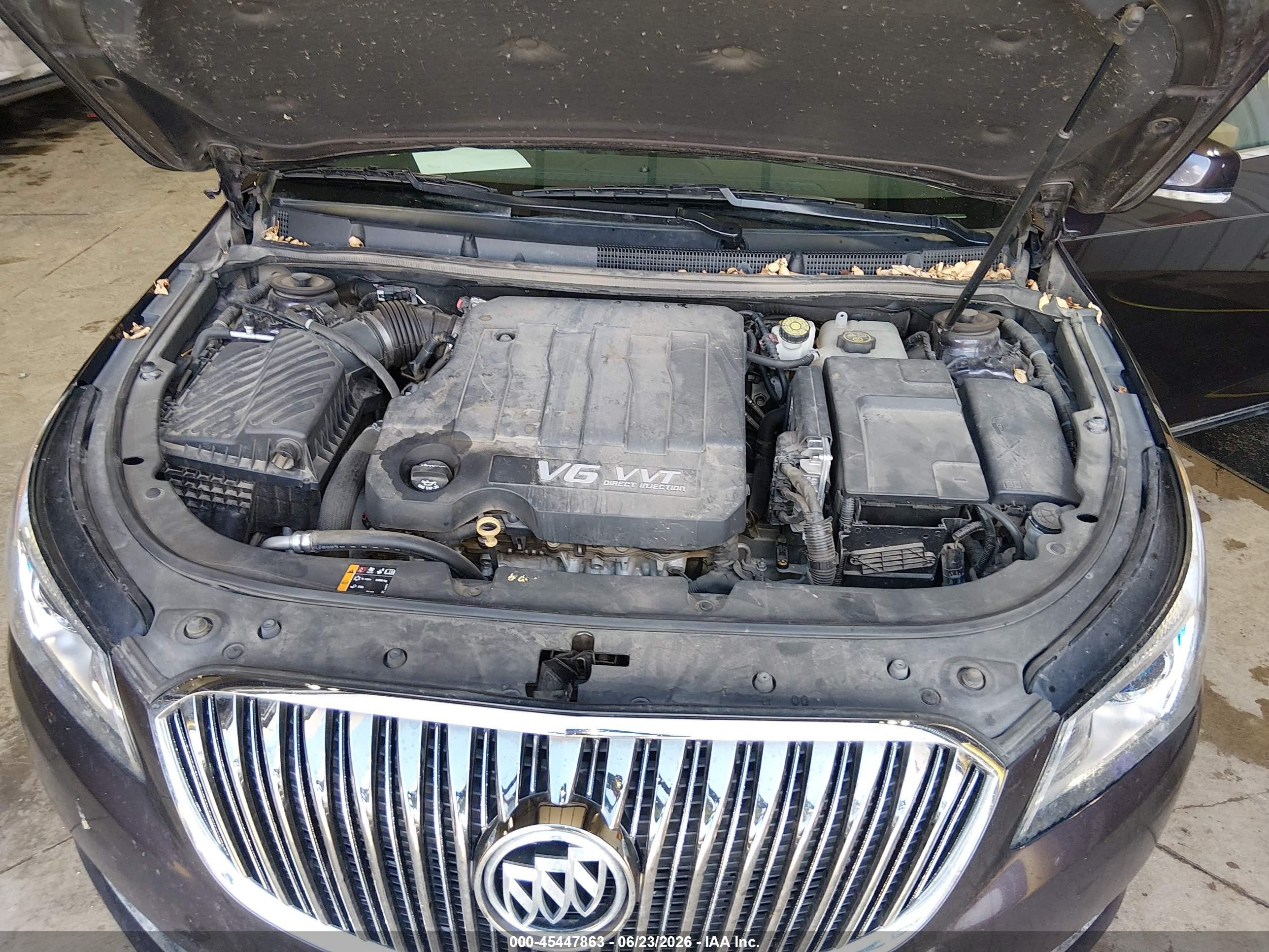 2015 Buick Lacrosse Leather Бордовый vin: 1G4GB5G36FF168961