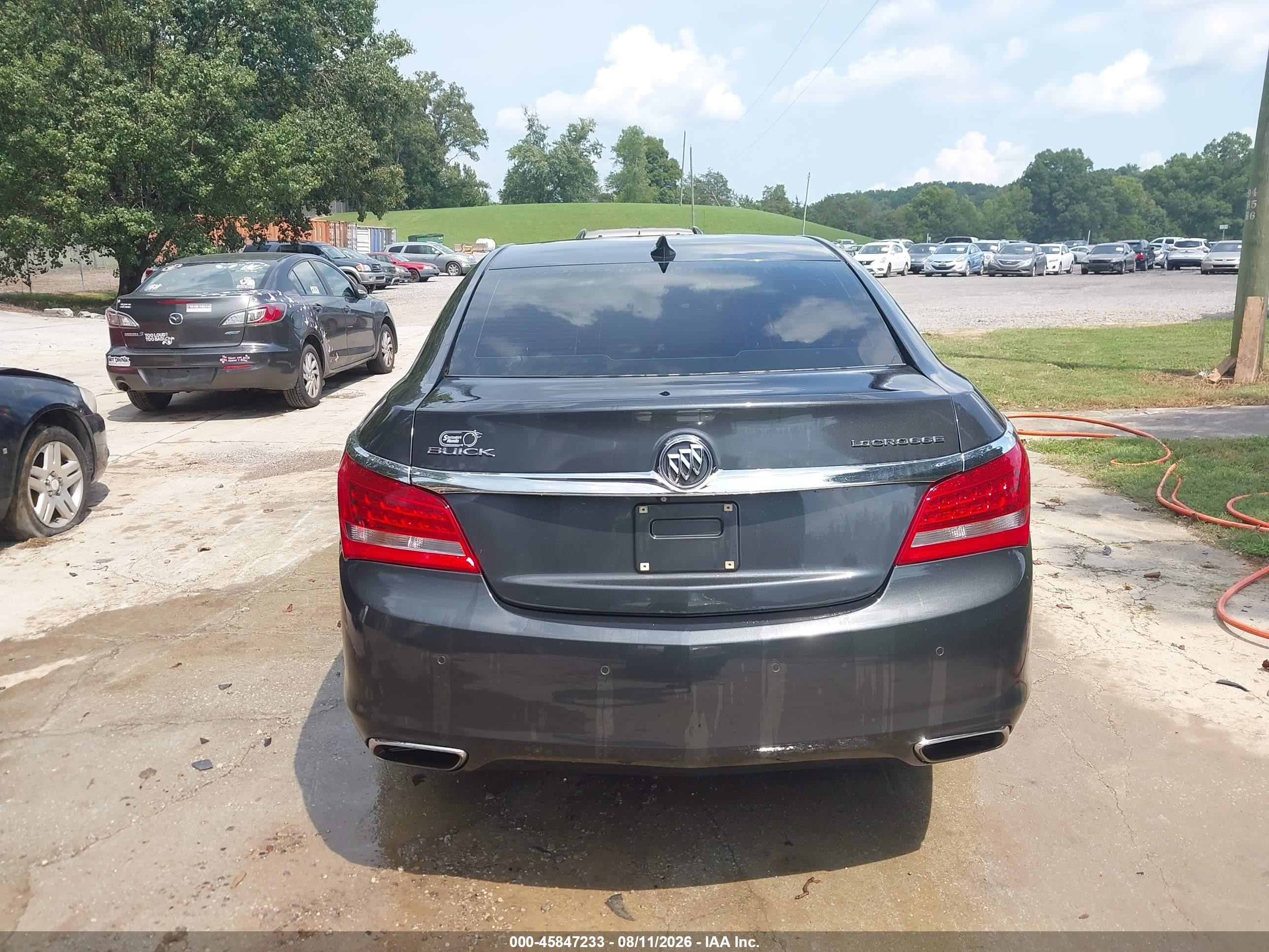 2015 Buick Lacrosse Leather Gray vin: 1G4GB5G36FF235896