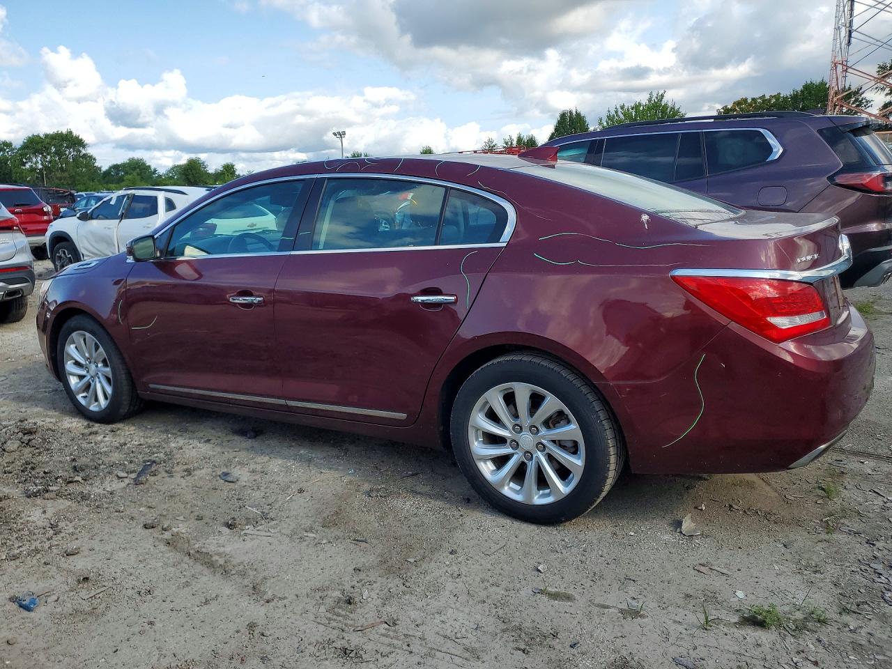 2015 Buick Lacrosse Burgundy vin: 1G4GB5G37FF315580