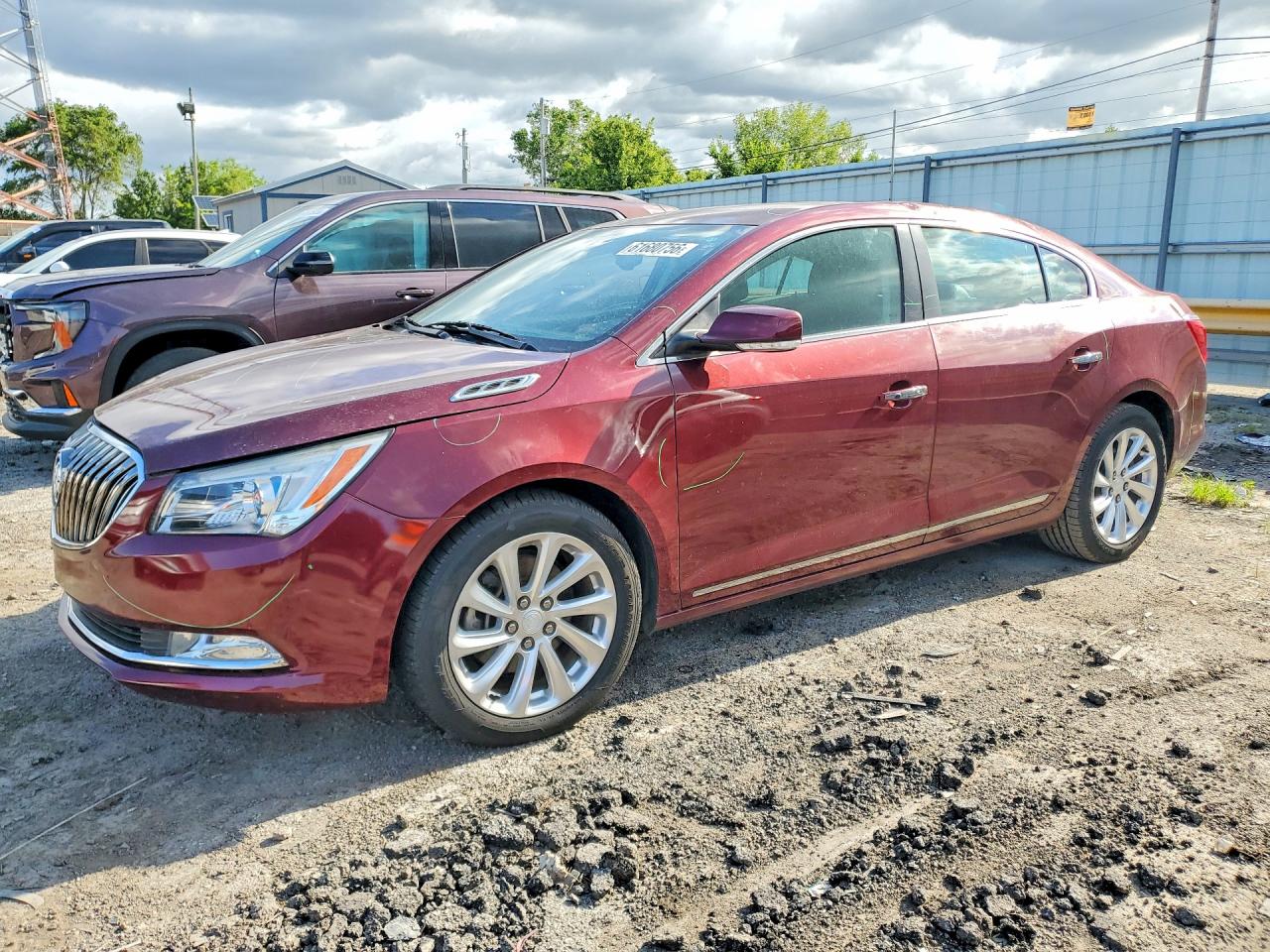 2015 Buick Lacrosse Burgundy vin: 1G4GB5G37FF315580