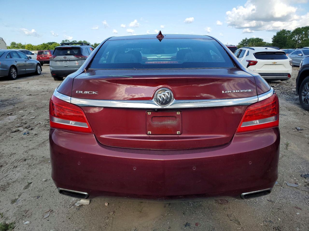 2015 Buick Lacrosse Burgundy vin: 1G4GB5G37FF315580