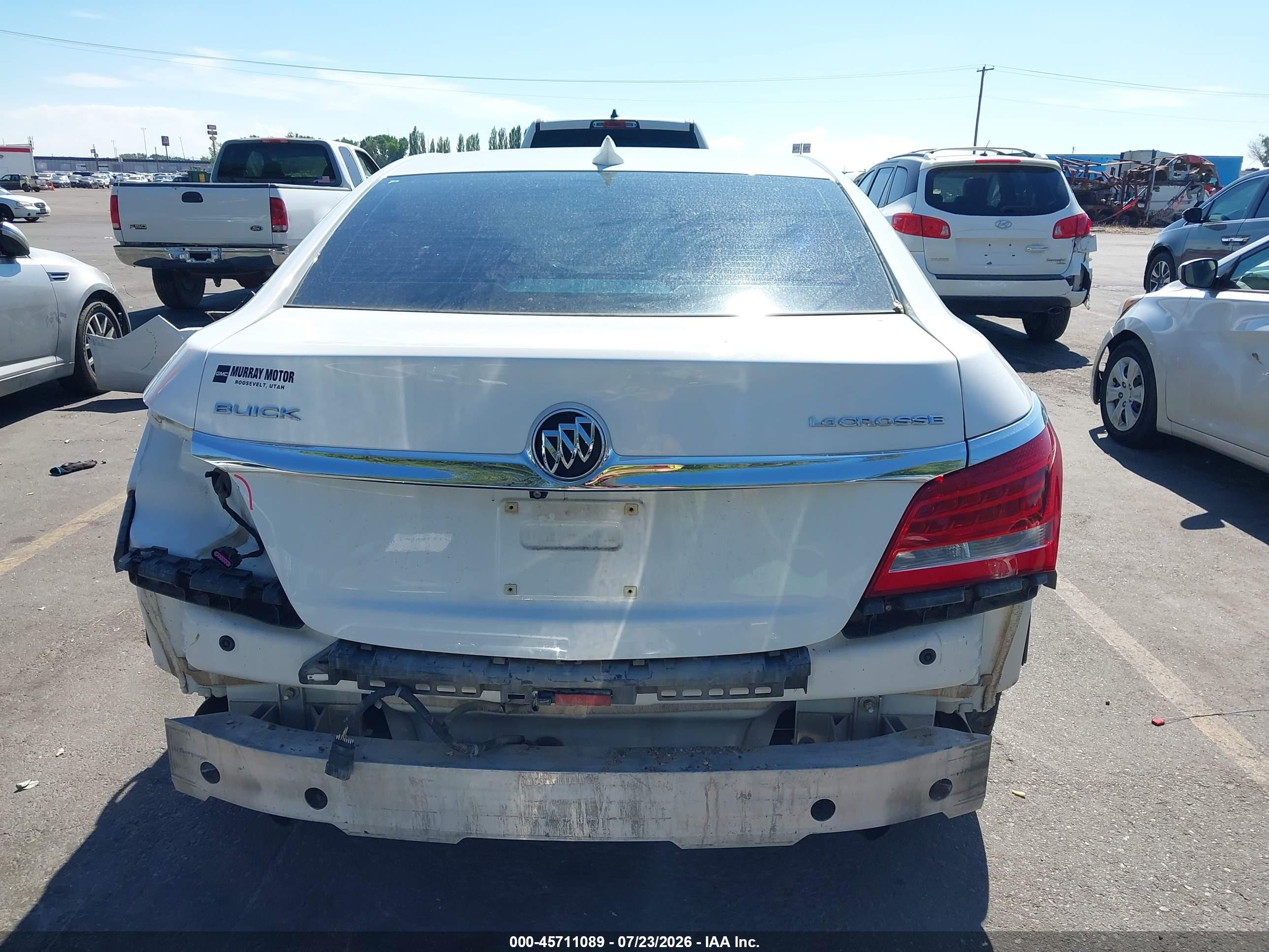 2015 Buick Lacrosse Leather White vin: 1G4GB5G38FF119972
