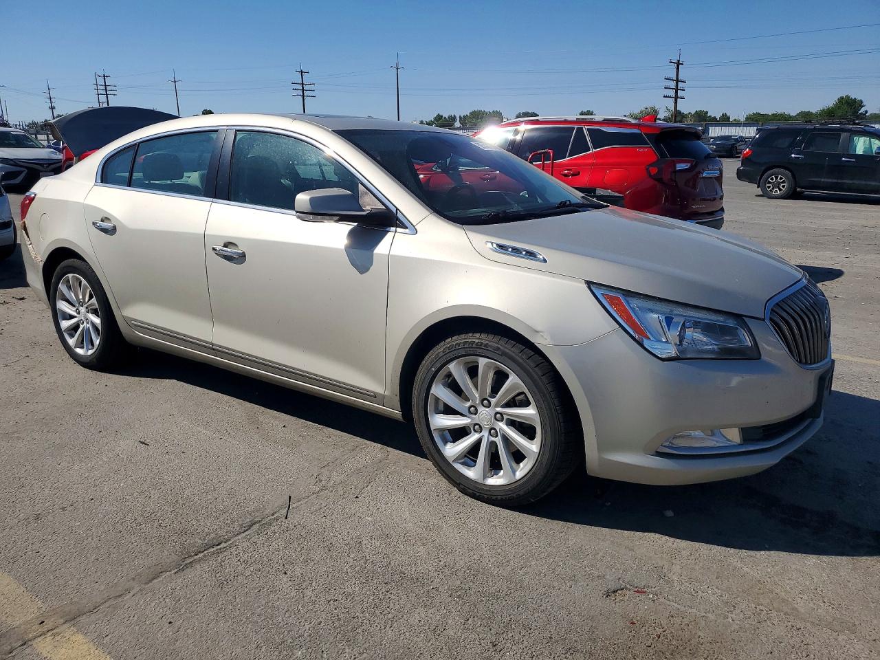 2014 Buick Lacrosse Кремовый vin: 1G4GB5G39EF109708