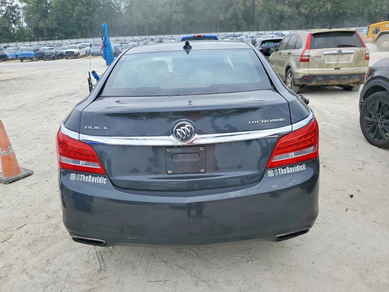 2015 Buick Lacrosse Charcoal vin: 1G4GB5G3XFF114367