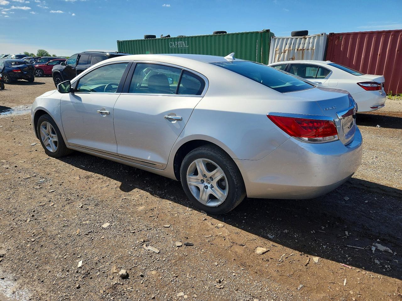 2010 Buick Lacrosse Cx Silver vin: 1G4GB5GG8AF185966
