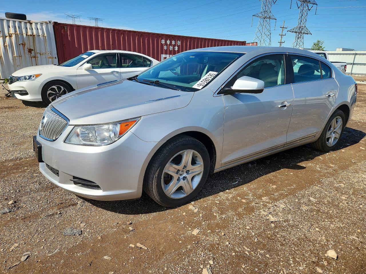 2010 Buick Lacrosse Cx Silver vin: 1G4GB5GG8AF185966