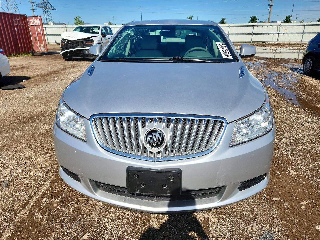 2010 Buick Lacrosse Cx Silver vin: 1G4GB5GG8AF185966