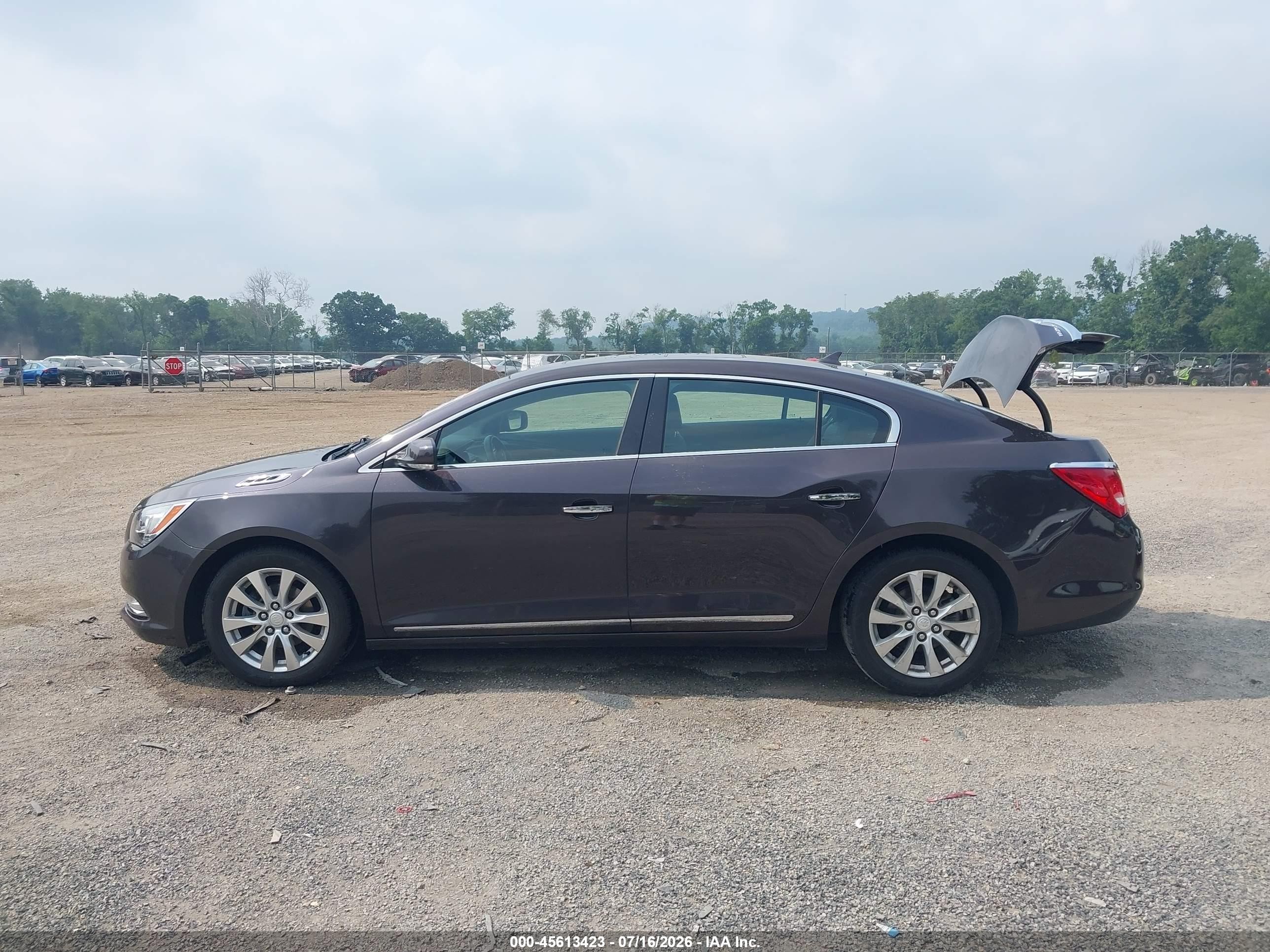 2014 Buick Lacrosse Leather Group Черный vin: 1G4GB5GR0EF138907