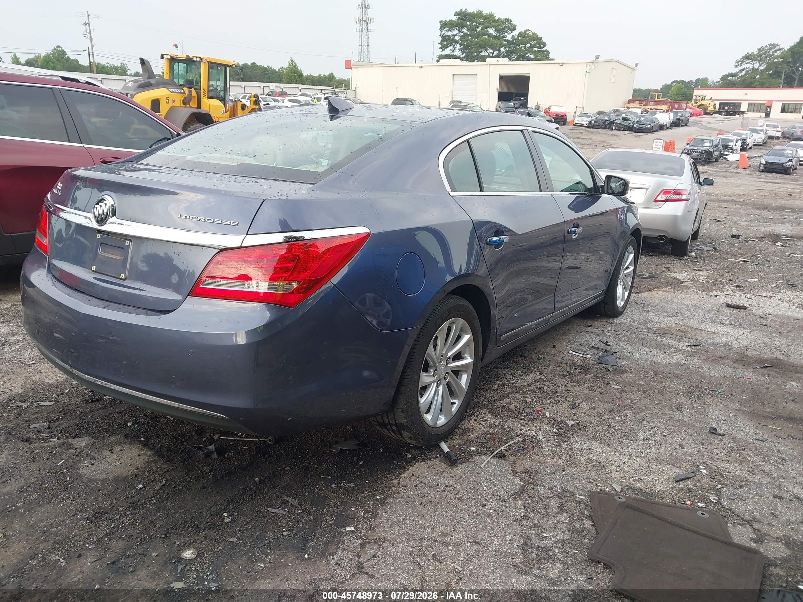 2015 Buick Lacrosse Leather Blue vin: 1G4GB5GR1FF246471