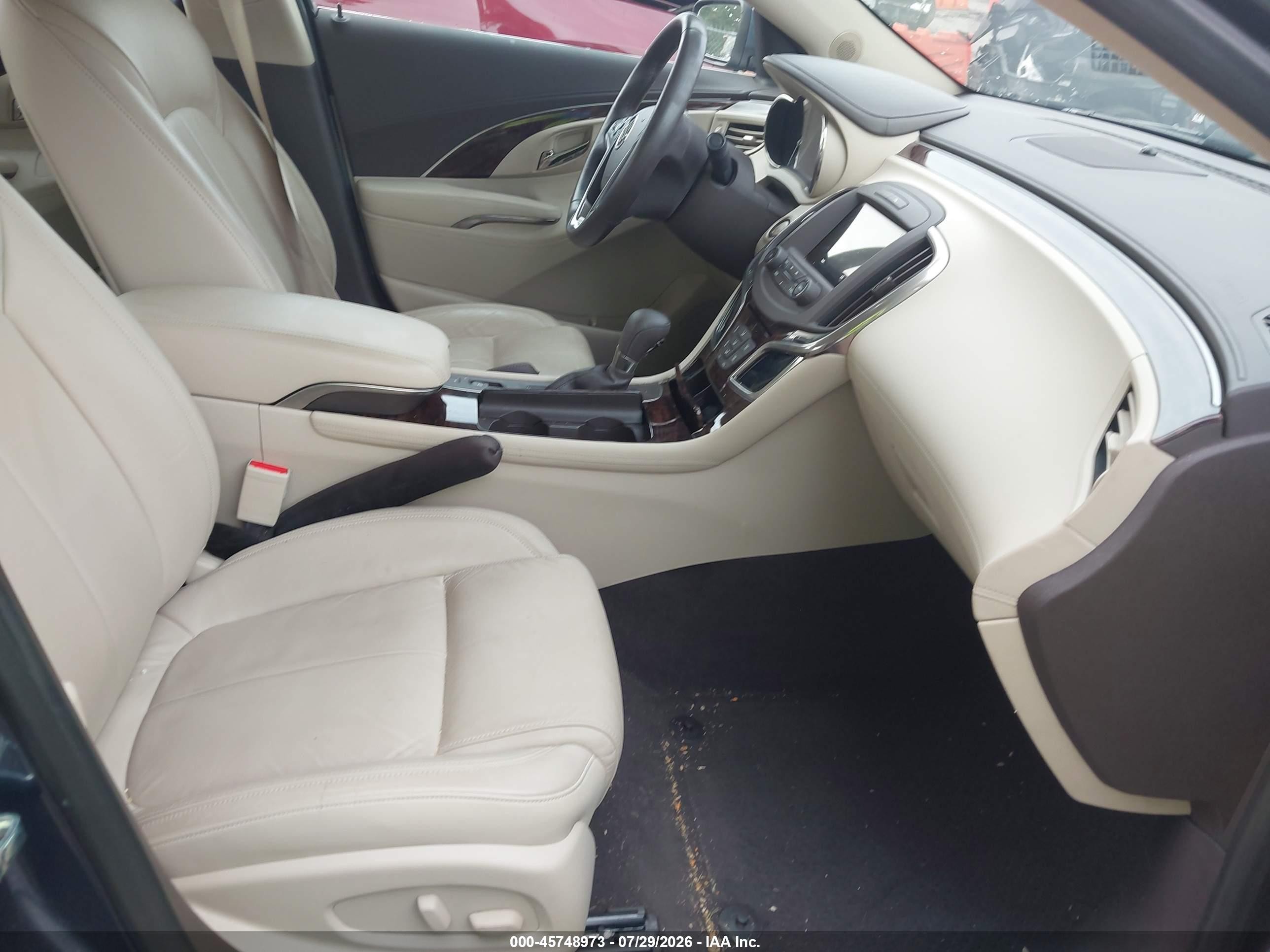 2015 Buick Lacrosse Leather Blue vin: 1G4GB5GR1FF246471