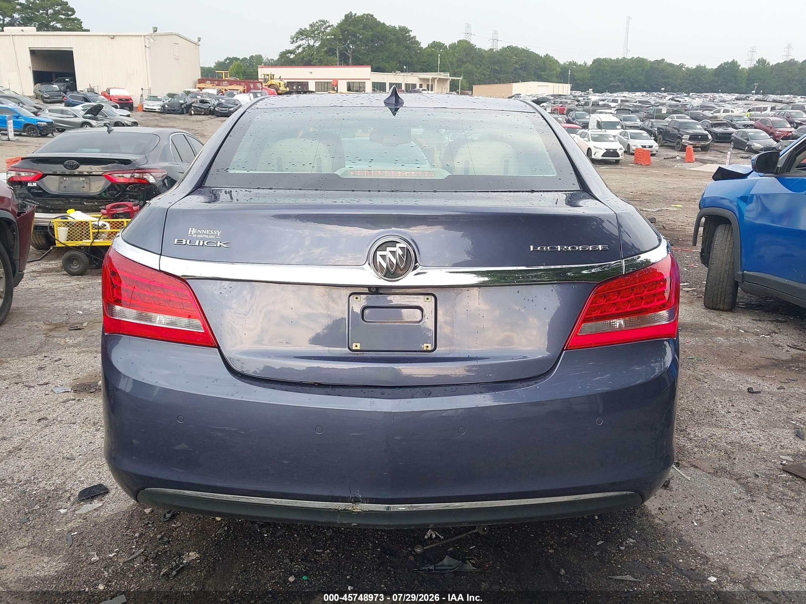 2015 Buick Lacrosse Leather Blue vin: 1G4GB5GR1FF246471