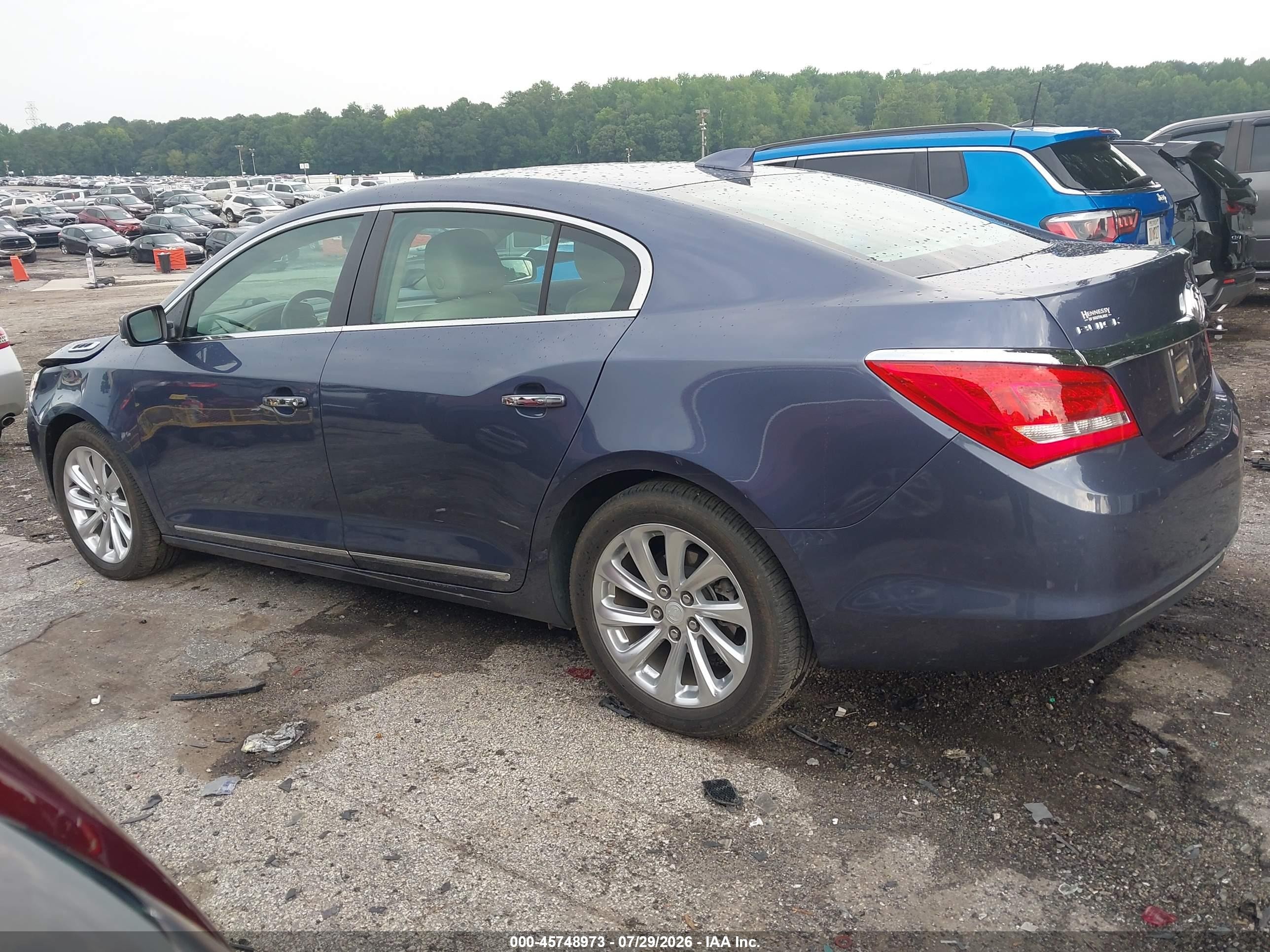 2015 Buick Lacrosse Leather Blue vin: 1G4GB5GR1FF246471