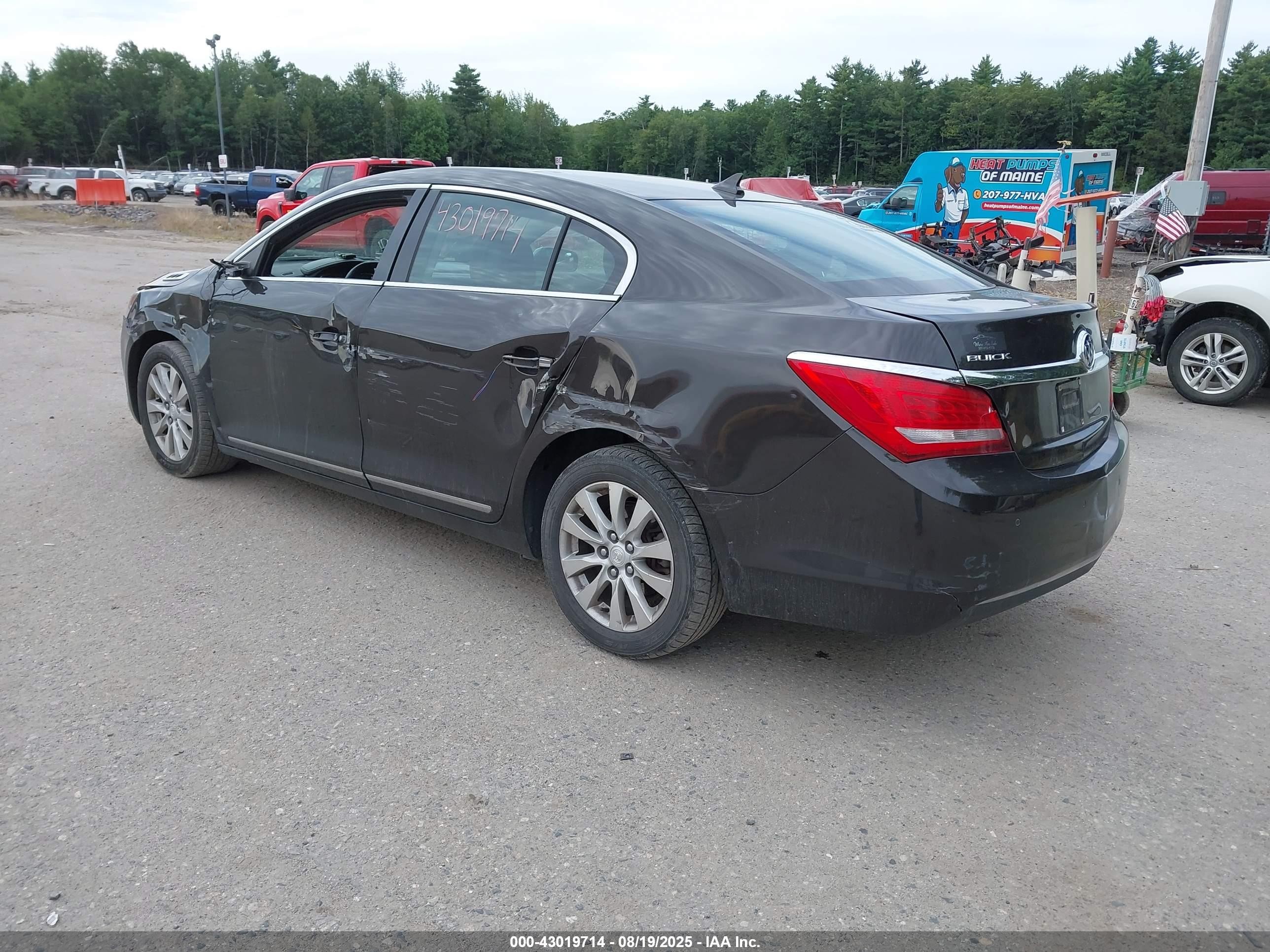 2014 Buick Lacrosse Leather Group Серый vin: 1G4GB5GR4EF182442