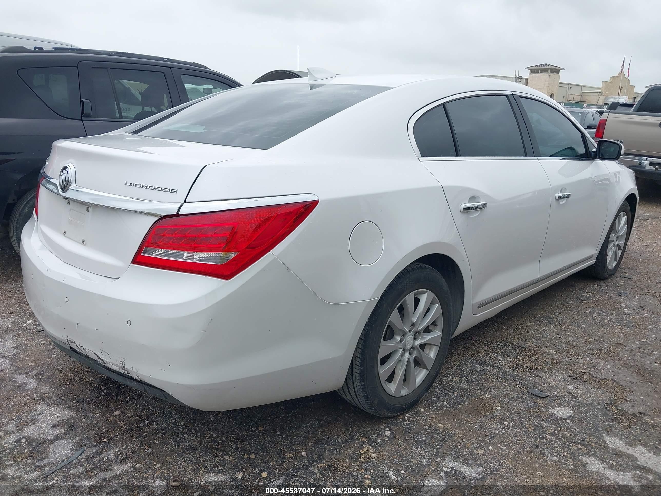 2015 Buick Lacrosse Leather White vin: 1G4GB5GR5FF228765
