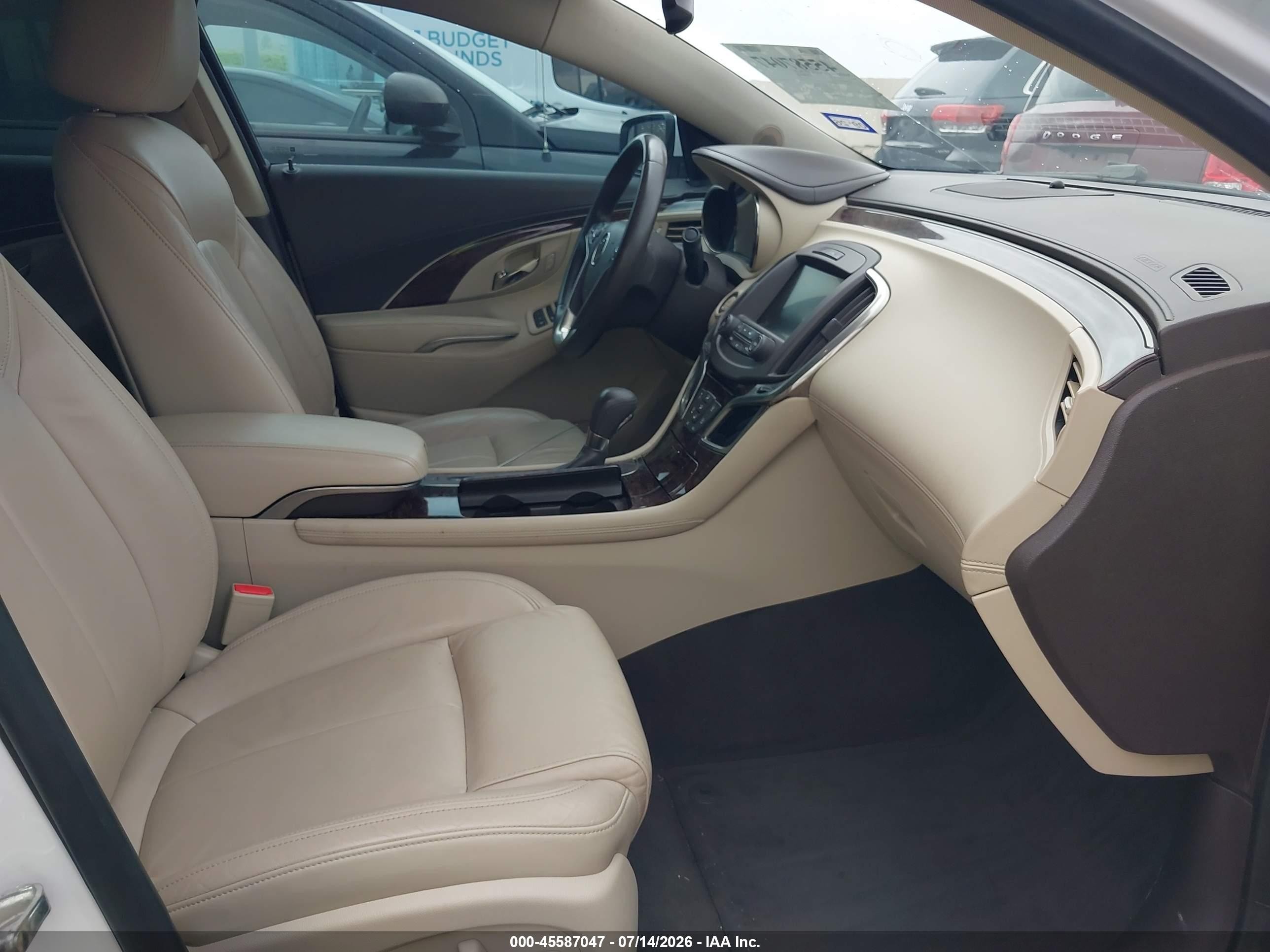 2015 Buick Lacrosse Leather White vin: 1G4GB5GR5FF228765