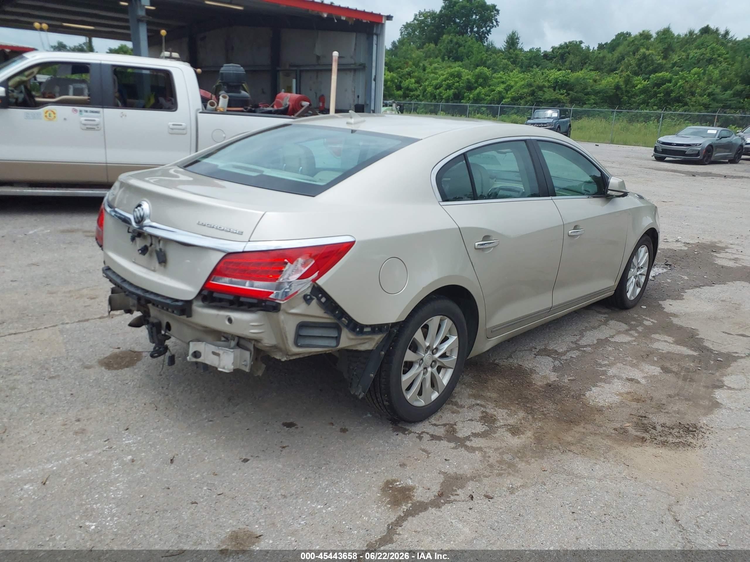 2014 Buick Lacrosse Leather Group Beige vin: 1G4GB5GR7EF106522