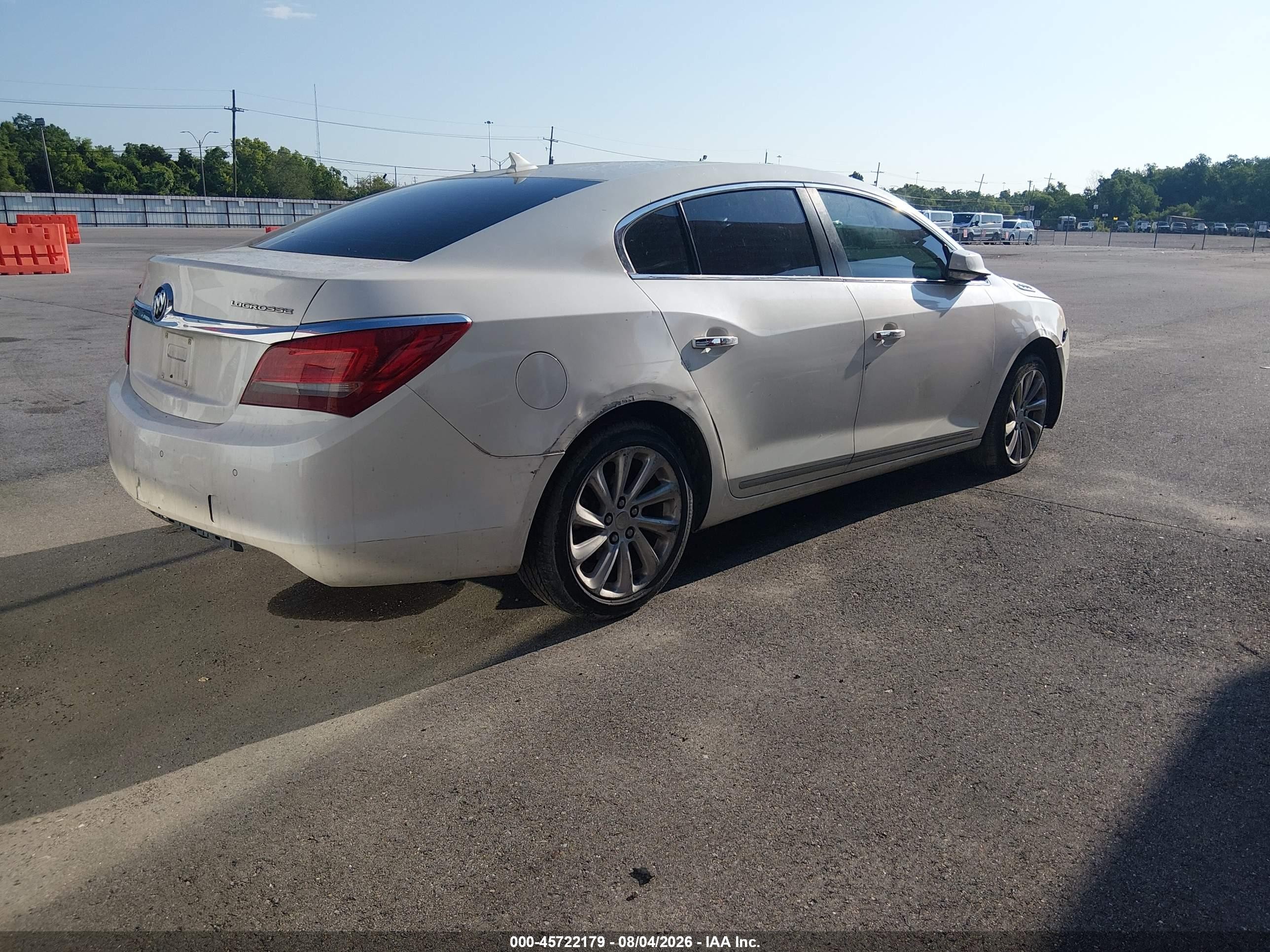 2014 Buick Lacrosse Leather Group White vin: 1G4GB5GR7EF240463