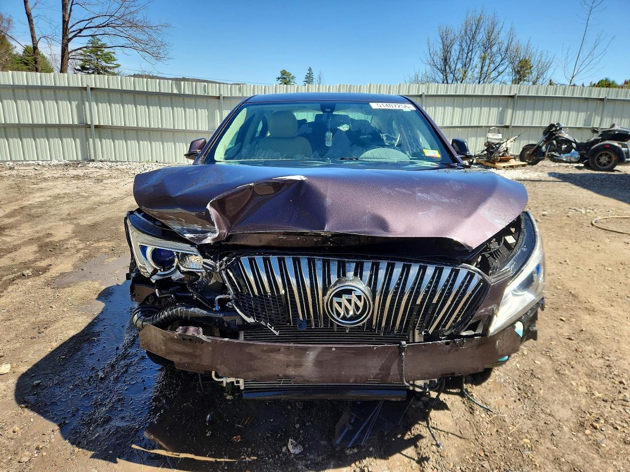 2014 Buick Lacrosse Gray vin: 1G4GB5GR8EF199227