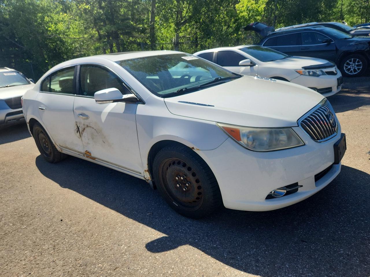 2013 Buick Lacrosse White vin: 1G4GC5E30DF142160