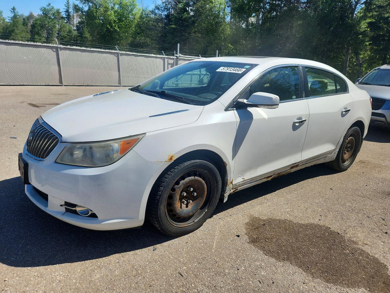 2013 Buick Lacrosse White vin: 1G4GC5E30DF142160