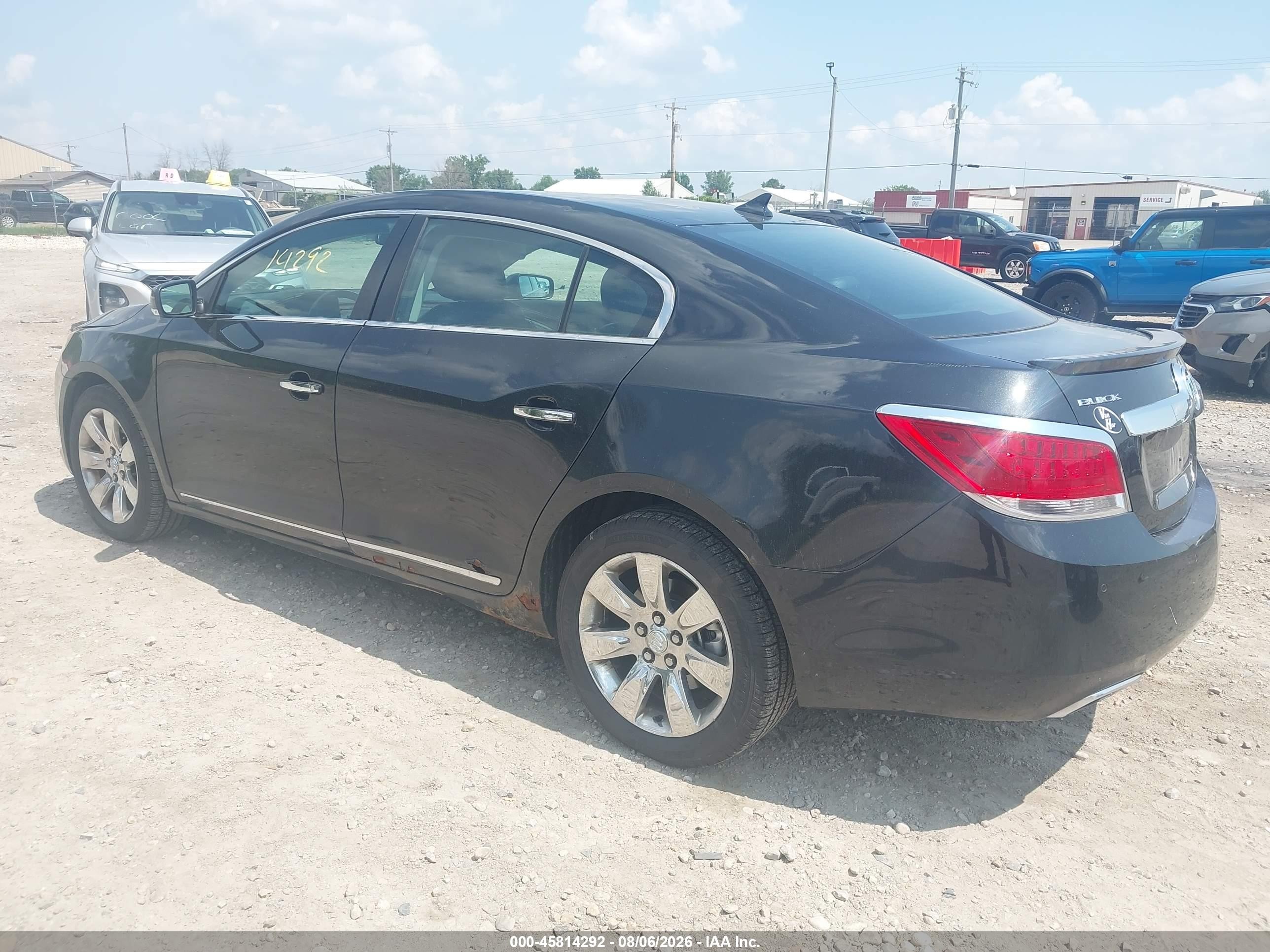 2013 Buick Lacrosse Leather Group Black vin: 1G4GC5E30DF264677