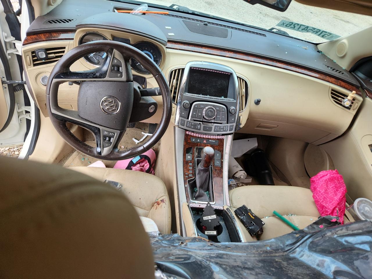 2013 Buick Lacrosse White vin: 1G4GC5E30DF335098