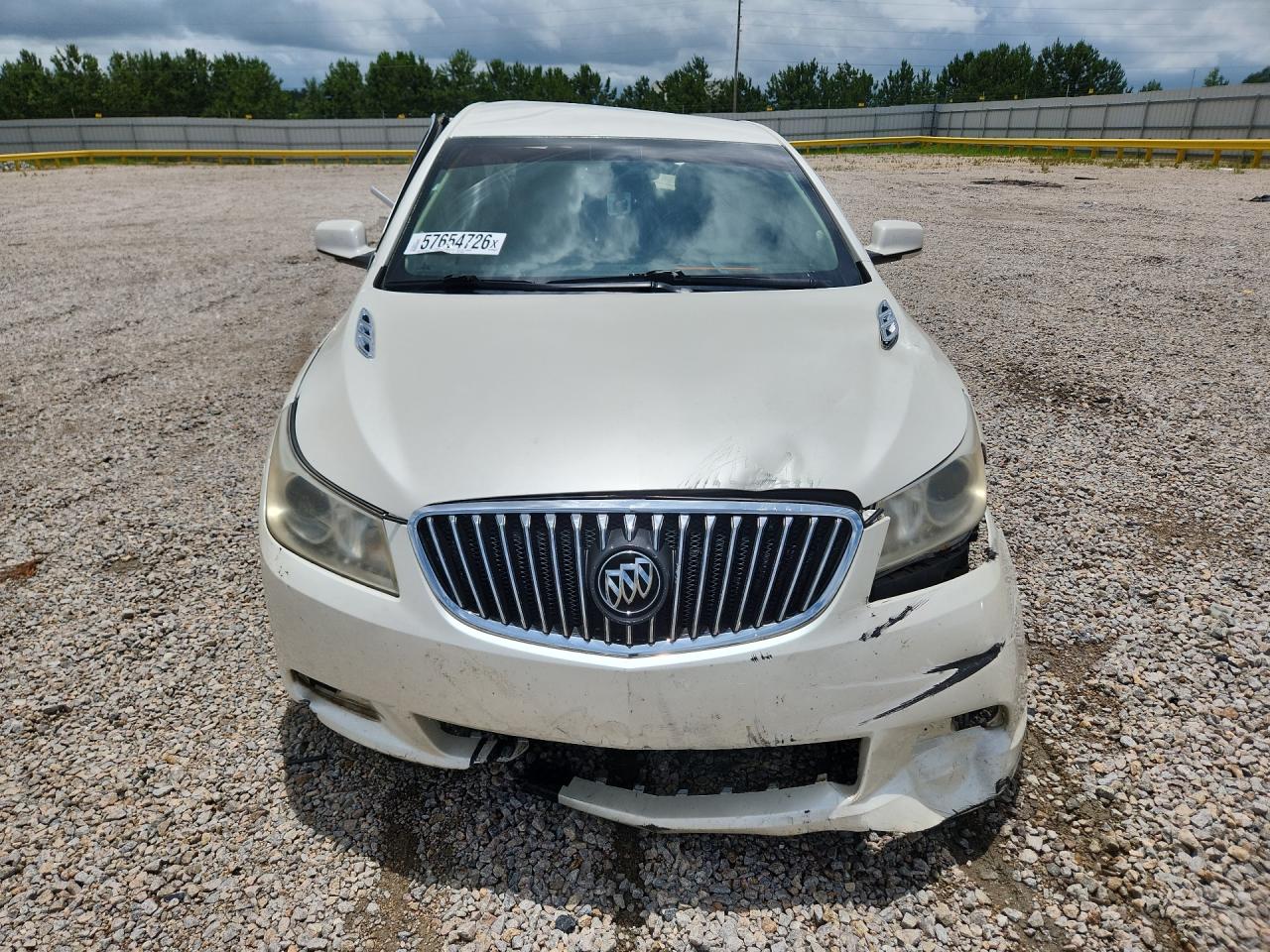 2013 Buick Lacrosse White vin: 1G4GC5E30DF335098