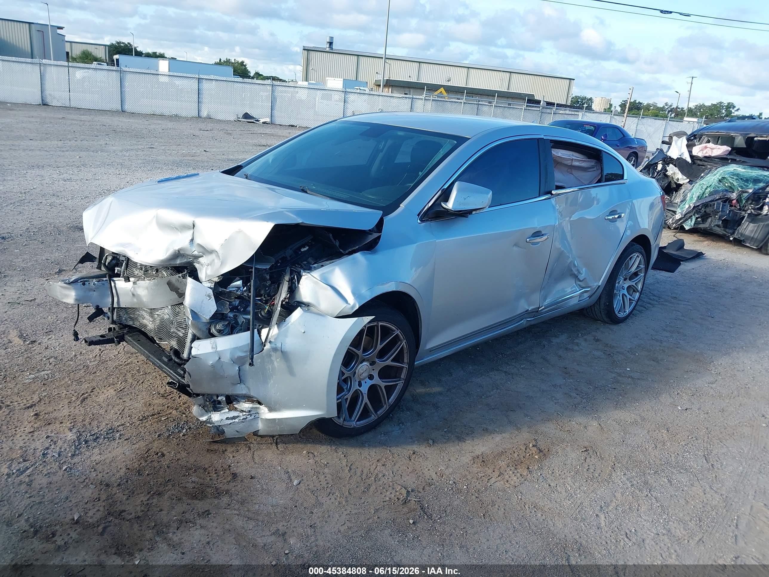 2013 Buick Lacrosse Leather Group Silver vin: 1G4GC5E31DF200776