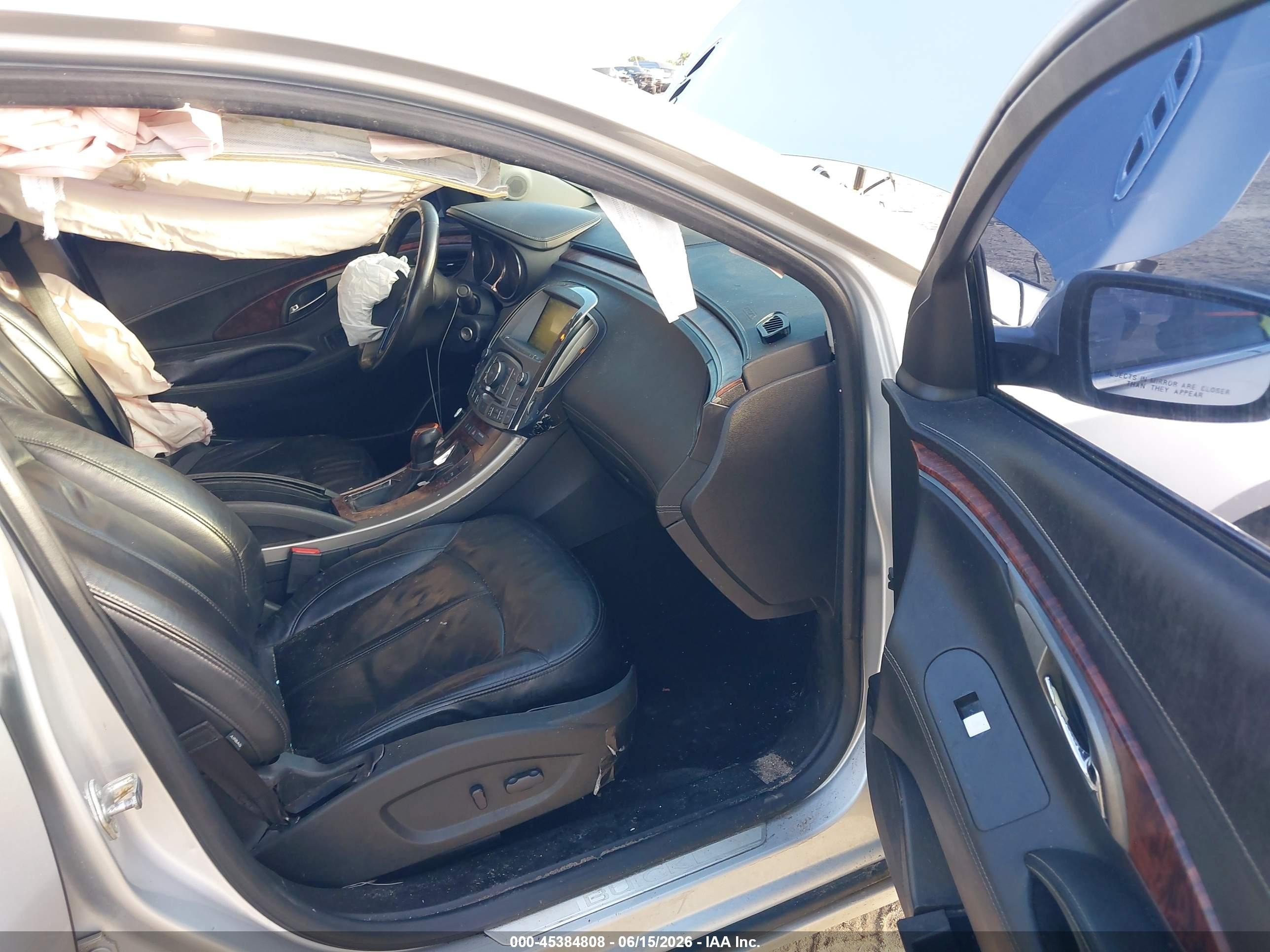 2013 Buick Lacrosse Leather Group Silver vin: 1G4GC5E31DF200776
