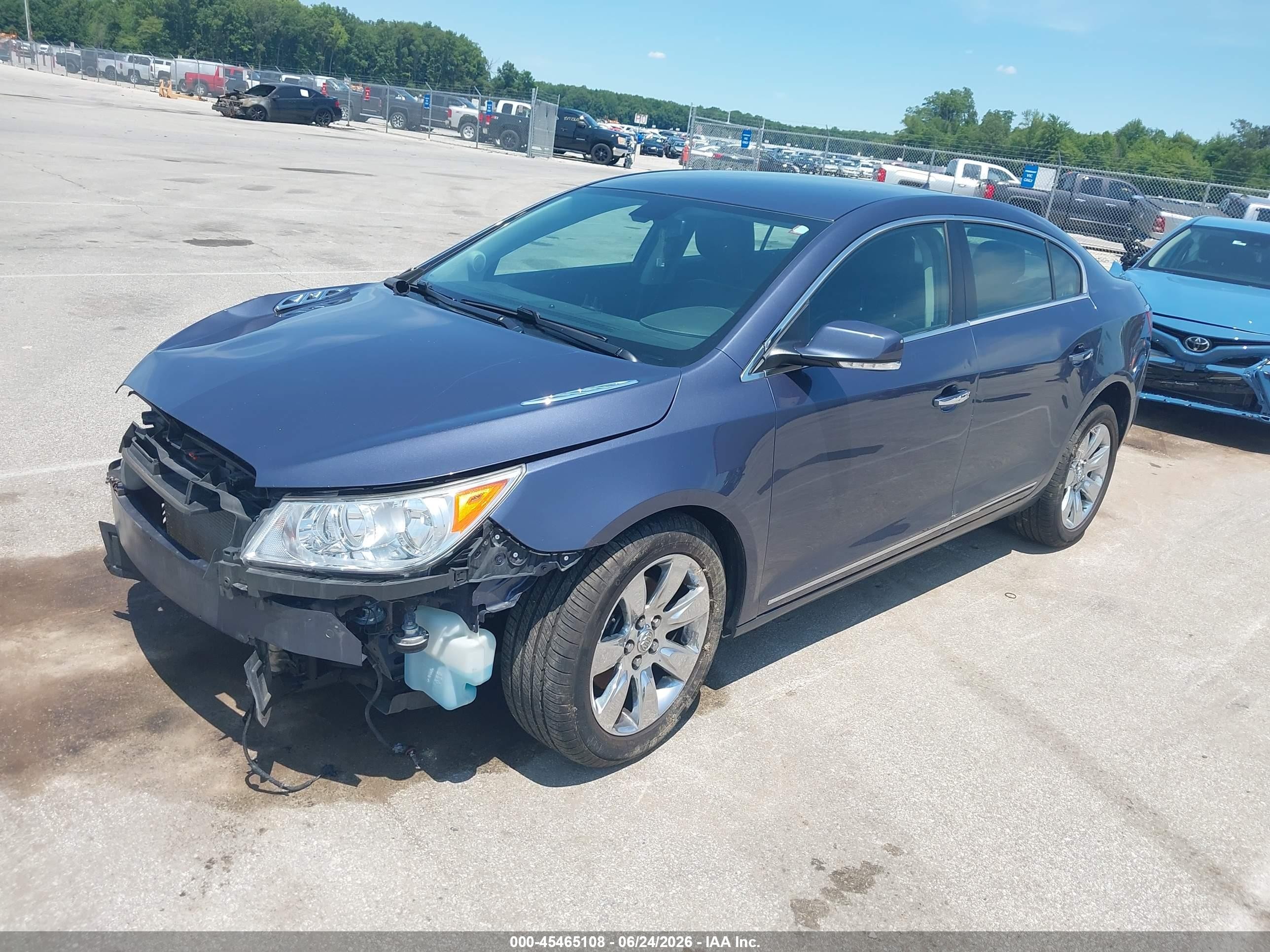 2013 Buick Lacrosse Leather Group Blue vin: 1G4GC5E31DF240534