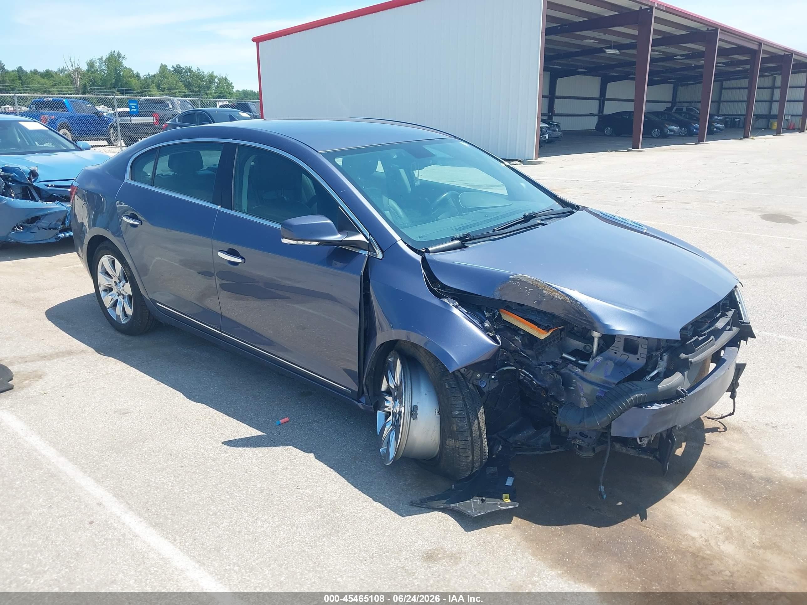 2013 Buick Lacrosse Leather Group Blue vin: 1G4GC5E31DF240534