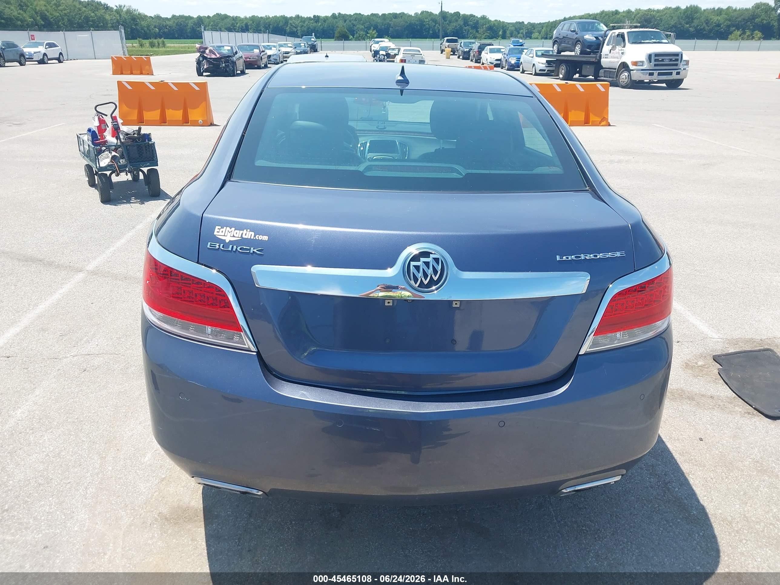 2013 Buick Lacrosse Leather Group Blue vin: 1G4GC5E31DF240534