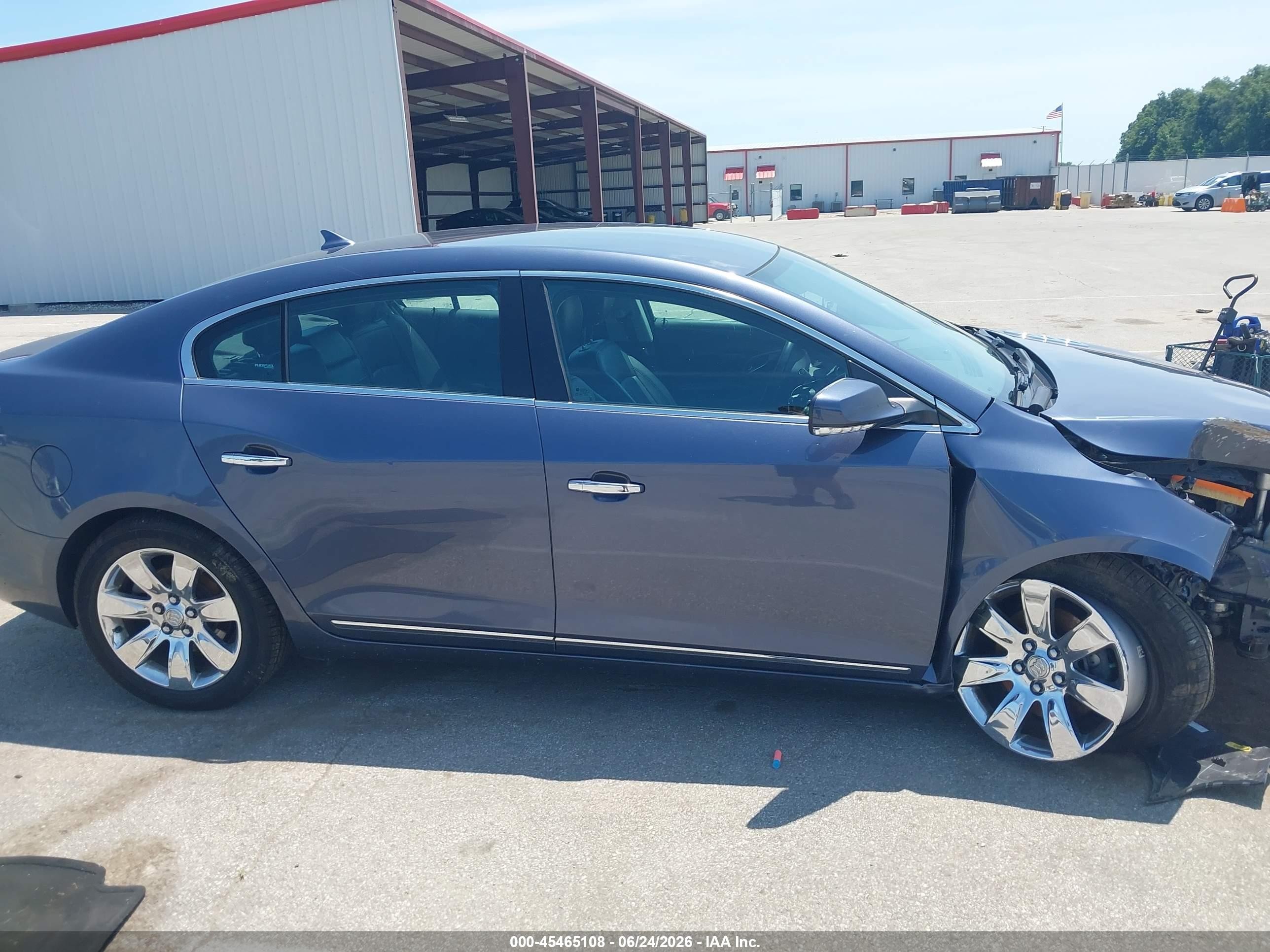 2013 Buick Lacrosse Leather Group Blue vin: 1G4GC5E31DF240534